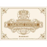 Chateau Coutet 2016 Barsac, Premier Grand Cru Classe Sauternes