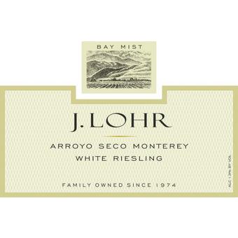 J. Lohr 2019 White Riesling, Bay Mist, Arroyo Seco, Monterey