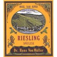 Riesling Spatlese 2020 Mosel, Dr. Hans Von Muller