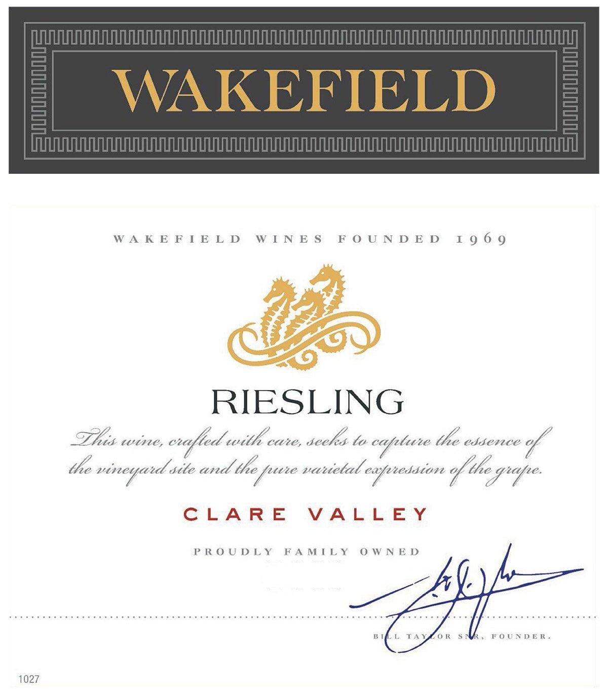 Wakefield 2019 Riesling Estate, Clare Valley