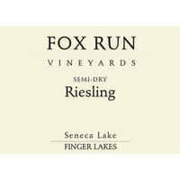 Fox Run 2019 Riesling, Semi-Dry, Finger Lakes