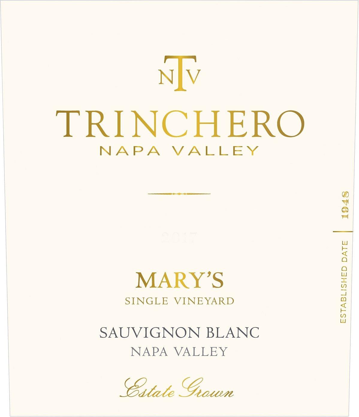 Trinchero 2016 Sauvignon Blanc, Mary's Vyd., Napa Valley