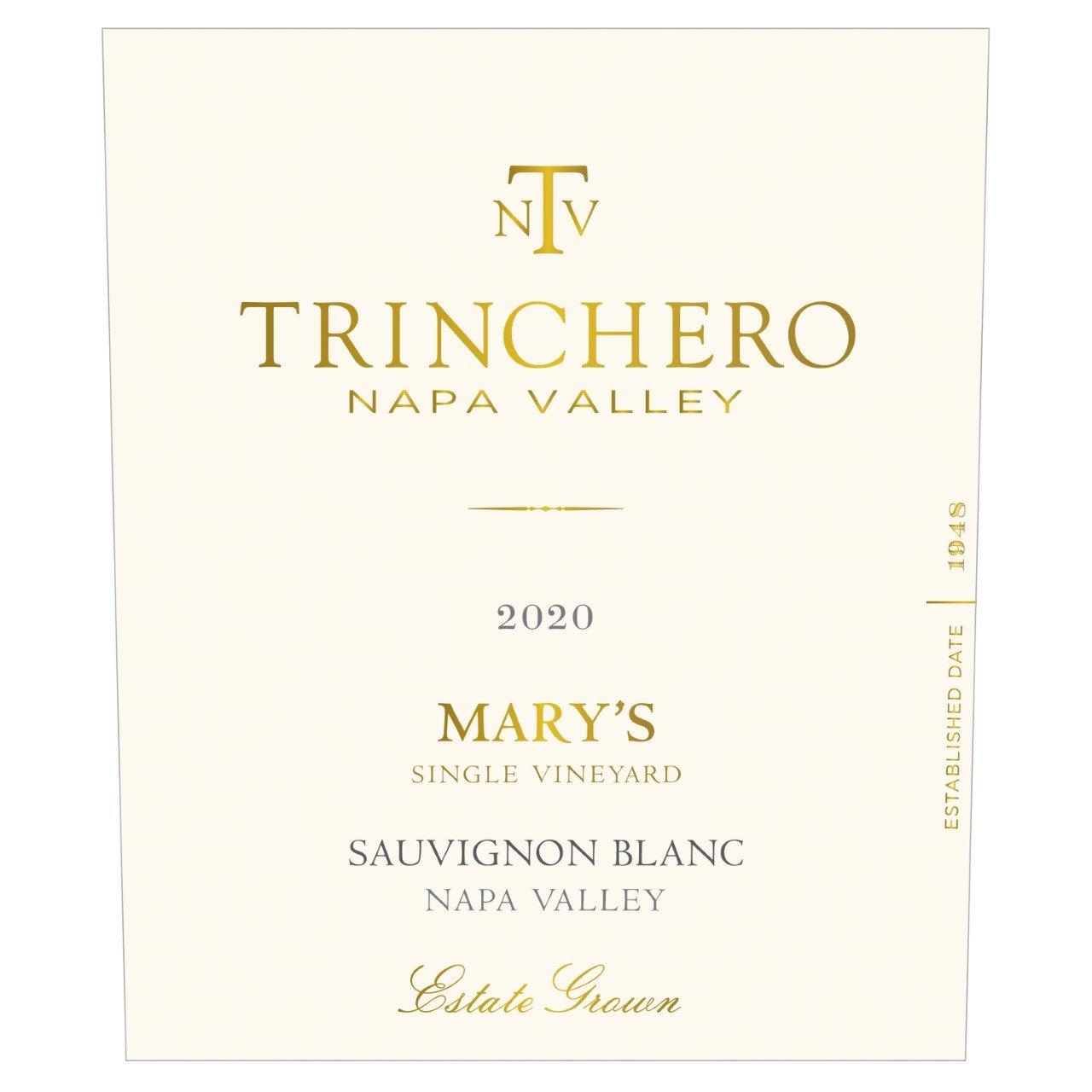 Trinchero 2020 Sauvignon Blanc, Mary's Vyd., Napa Valley