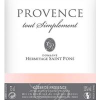 Domaine Saint Pons 2022 Cotes de Provence Tout Simplement Rose