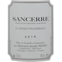 Domaine Andre Neveu 2019 Sancerre Rouge, Le Grand Fricambault