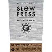 Slow Press 2016 Sauvignon Blanc, California