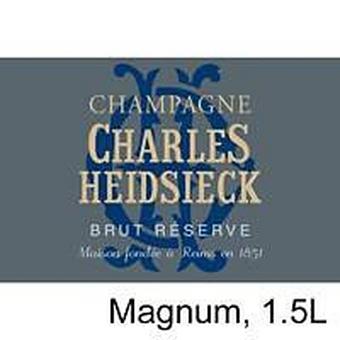Charles Heidsieck Brut Reserve NV Champagne. Magnum, 1.5L
