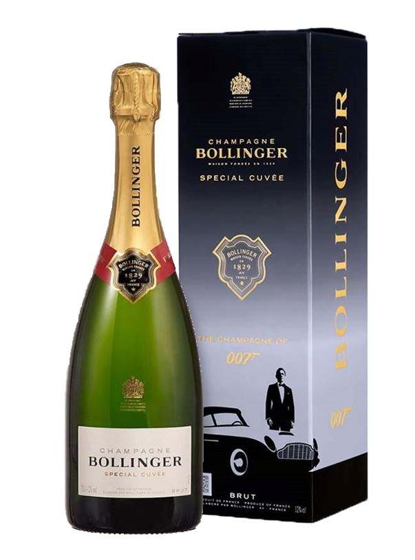 Bollinger NV Brut Special Cuvee Champagne, w/ James Bond Gift Box