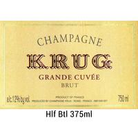 Krug Champagne Grand Cuvee NV, hlf btl 375ml
