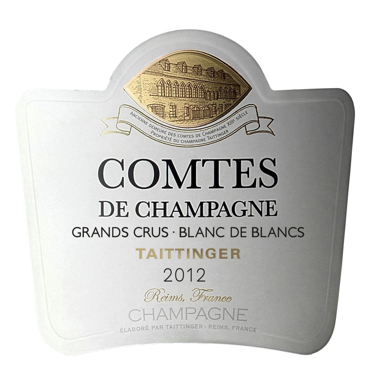 Champagne AOC Brut Grand Cru Blanc de Blancs Millesimato 2012