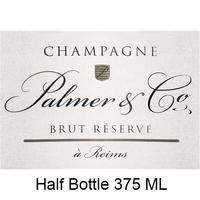 Palmer & Co. Brut Reserve NV Champagne, Half Bottle 375 mL
