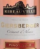 Cave de Ribeauville NV Giersberger Rose Brut, Pinot Noir
