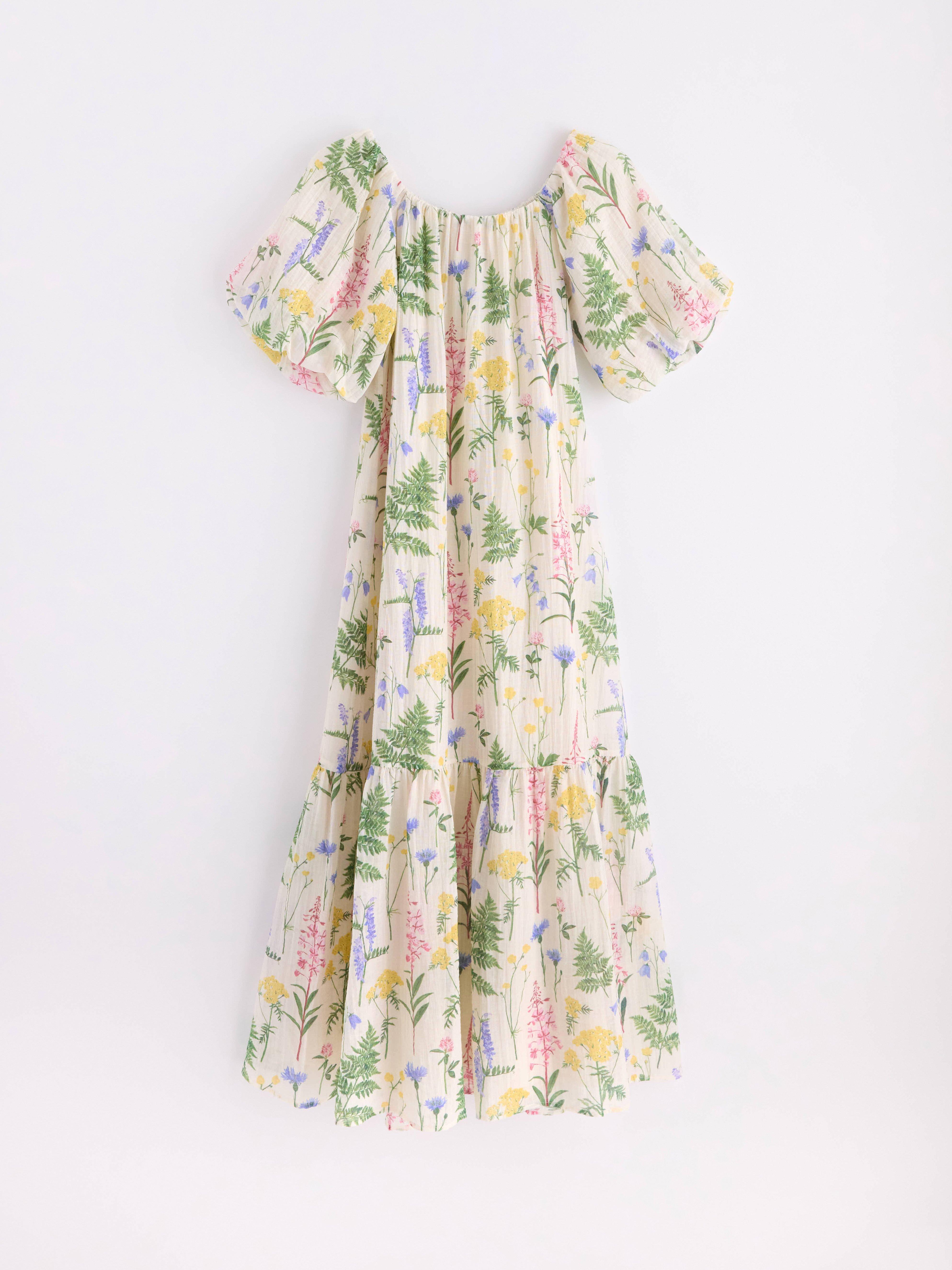 Lindy Floral Satin Maxi Dress