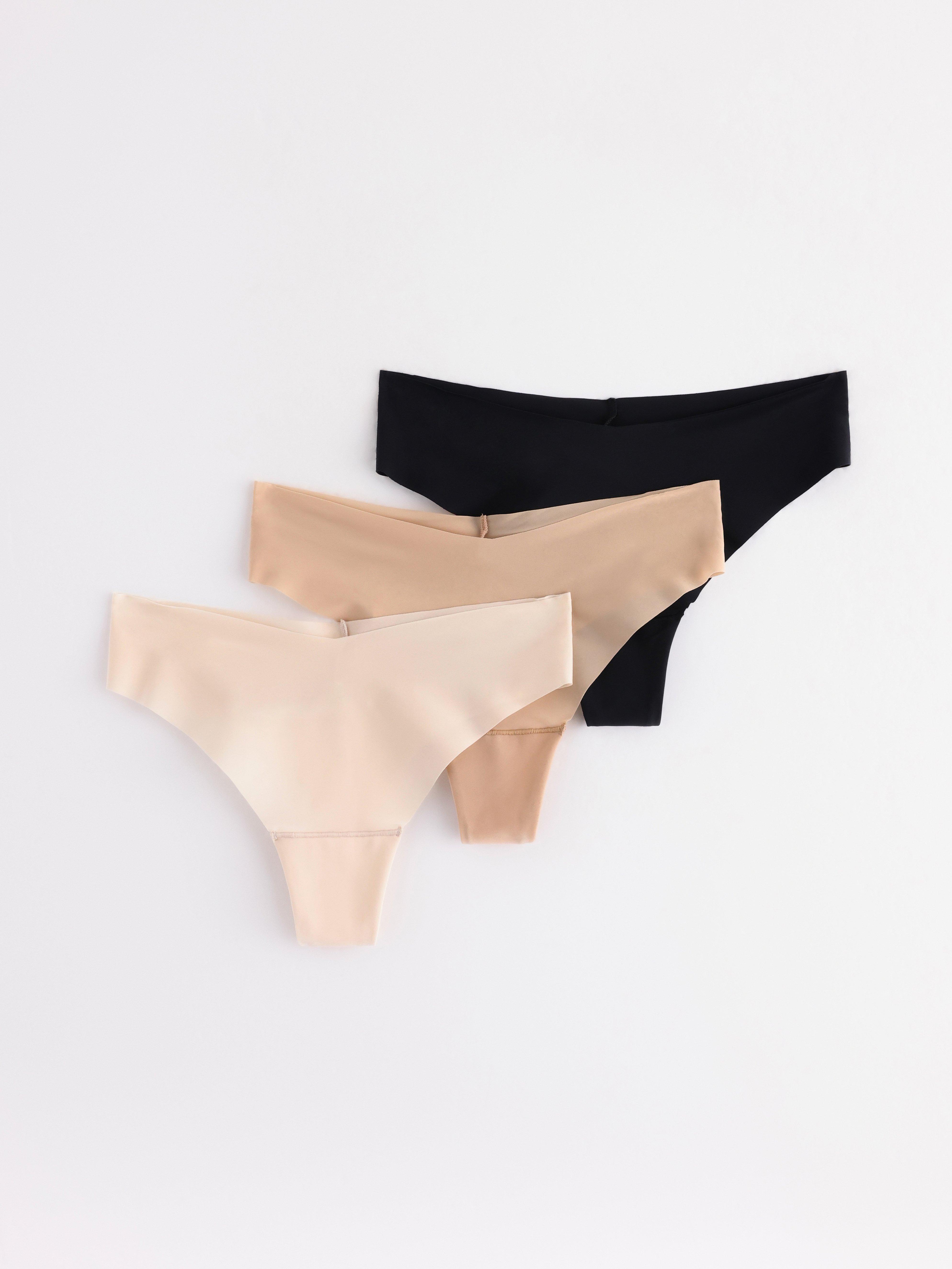 Invisible Cotton Cotton Blend Thong | Beige 71242-1272