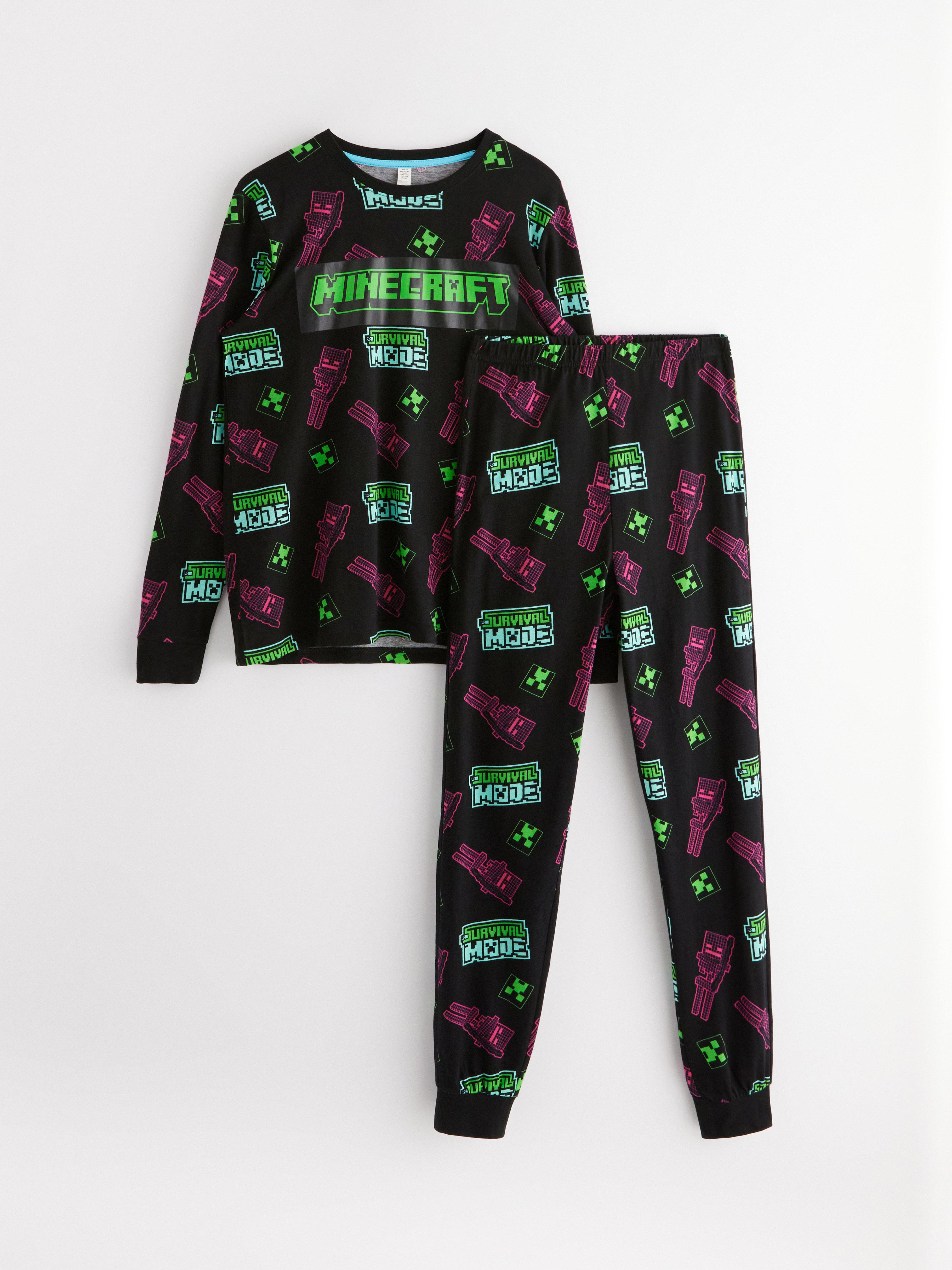 Pajamas Pijamas De Minecraft Minecraft Pyjama Set Lindex - Main Image