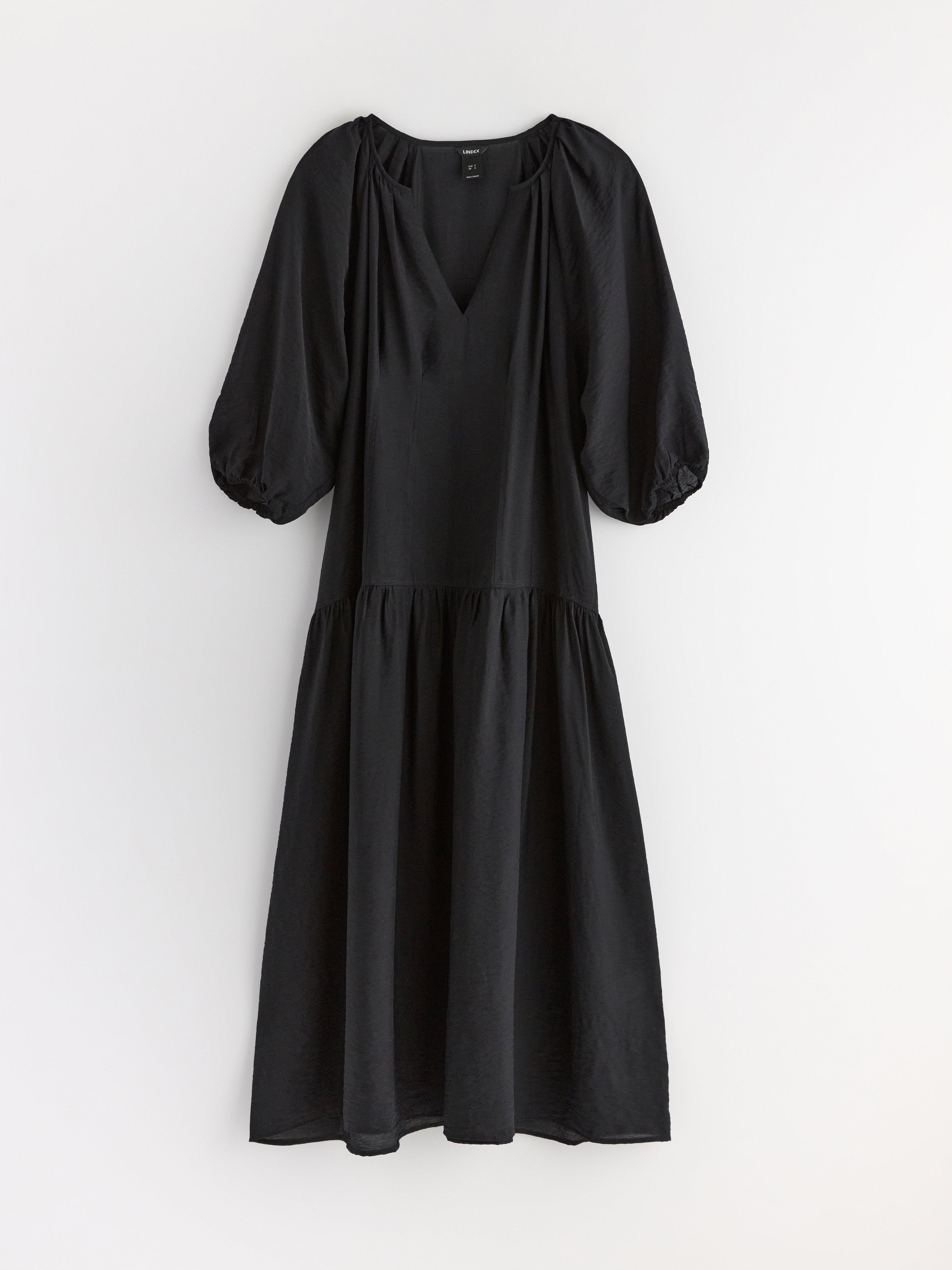 Kvinnors A-Line Klänning Axelhängande Nacke Polyester Midi main image 1