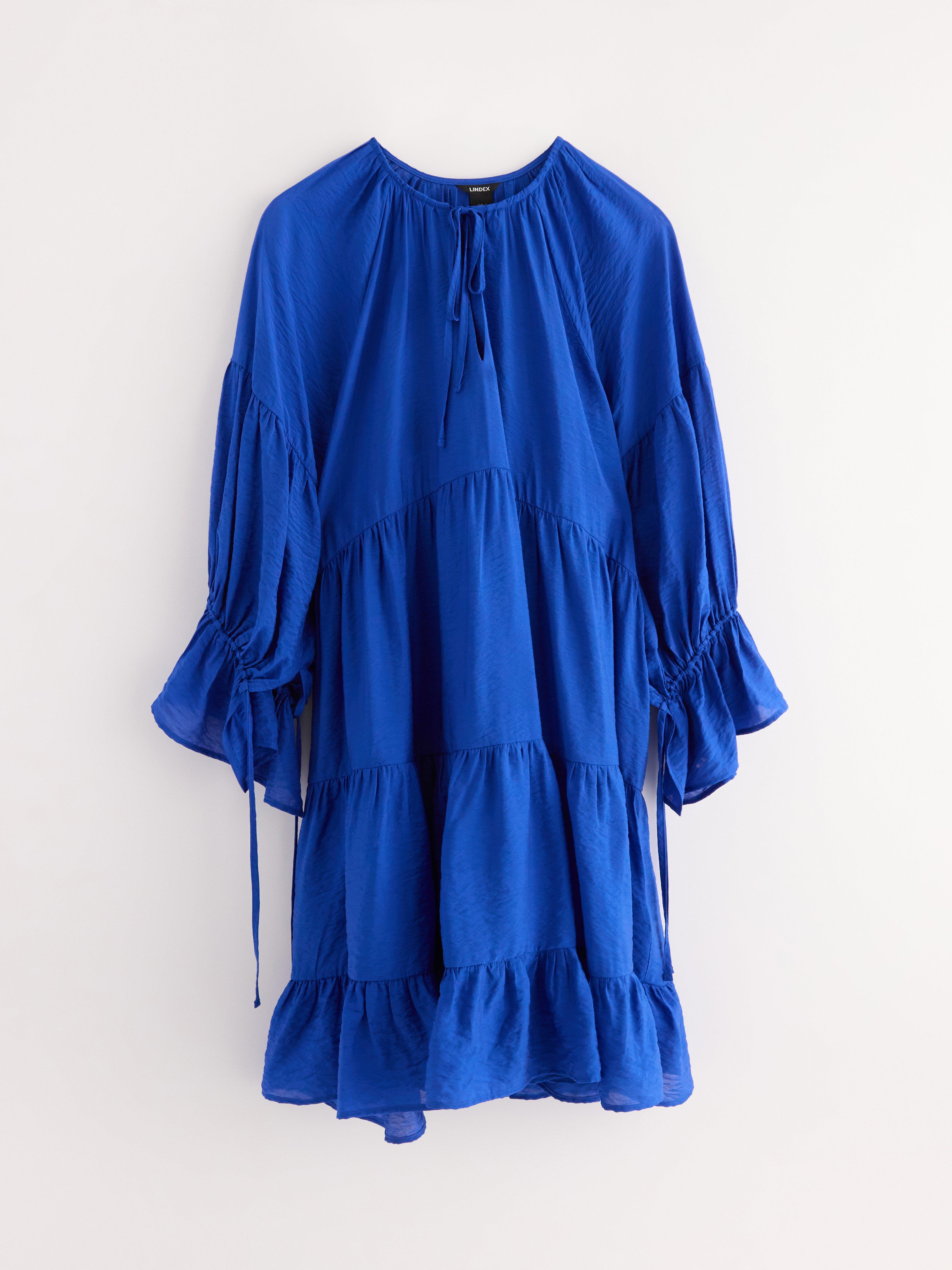 Dam Miniklänning med Volanger Polyester för Fina Tillfällen main image 0