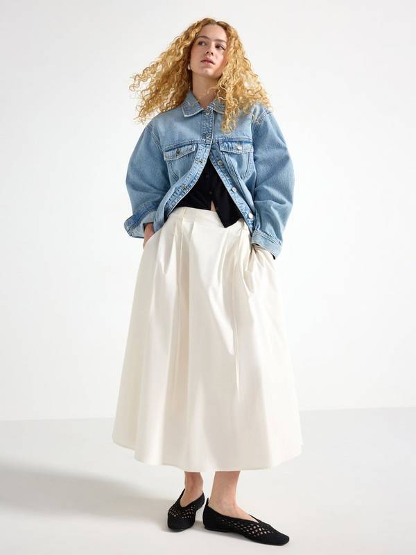 Mini skirt in seersucker | Lindex Mini skirt in seersucker | Lindex