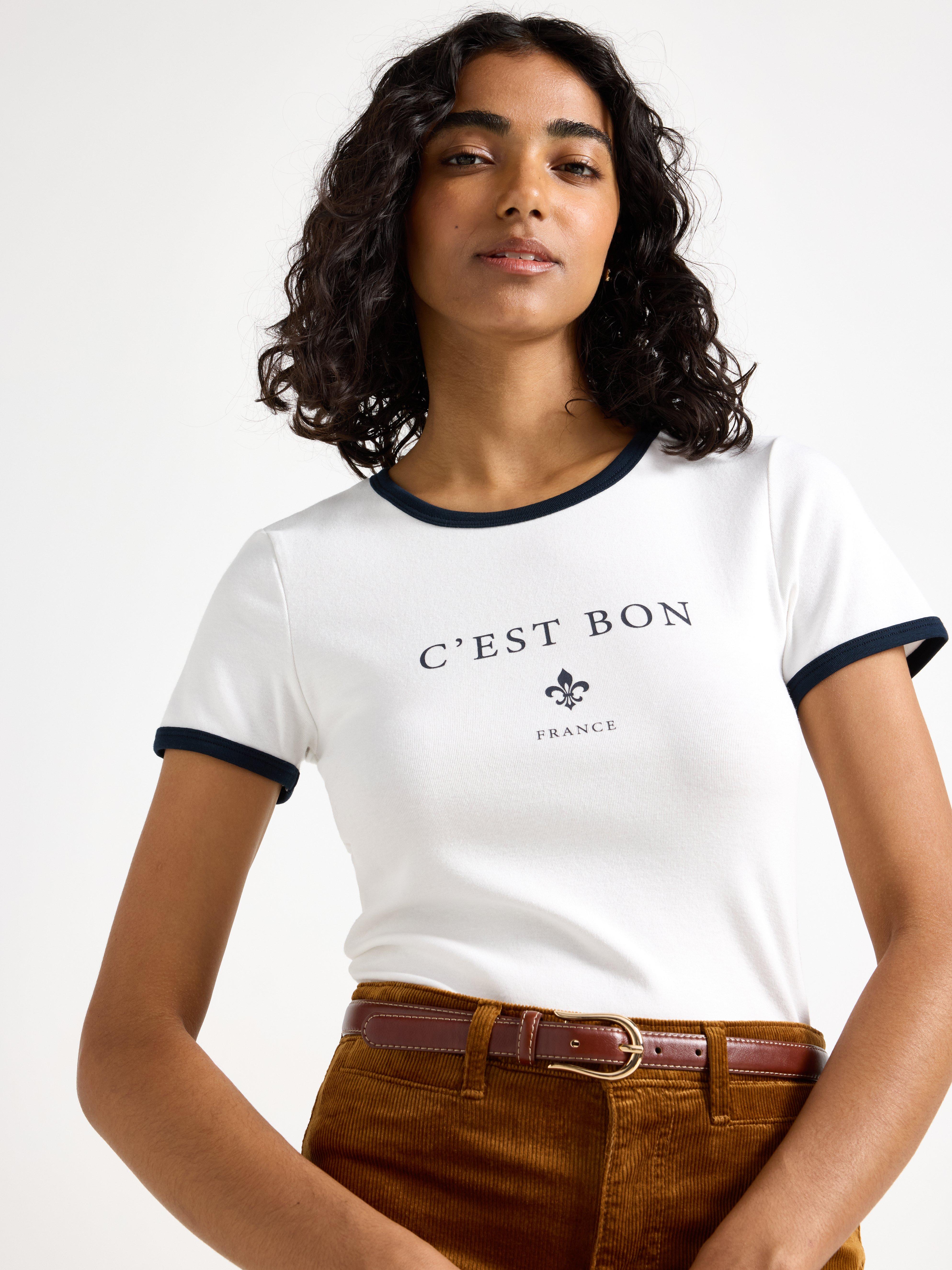 Short-sleeved top | Lindex