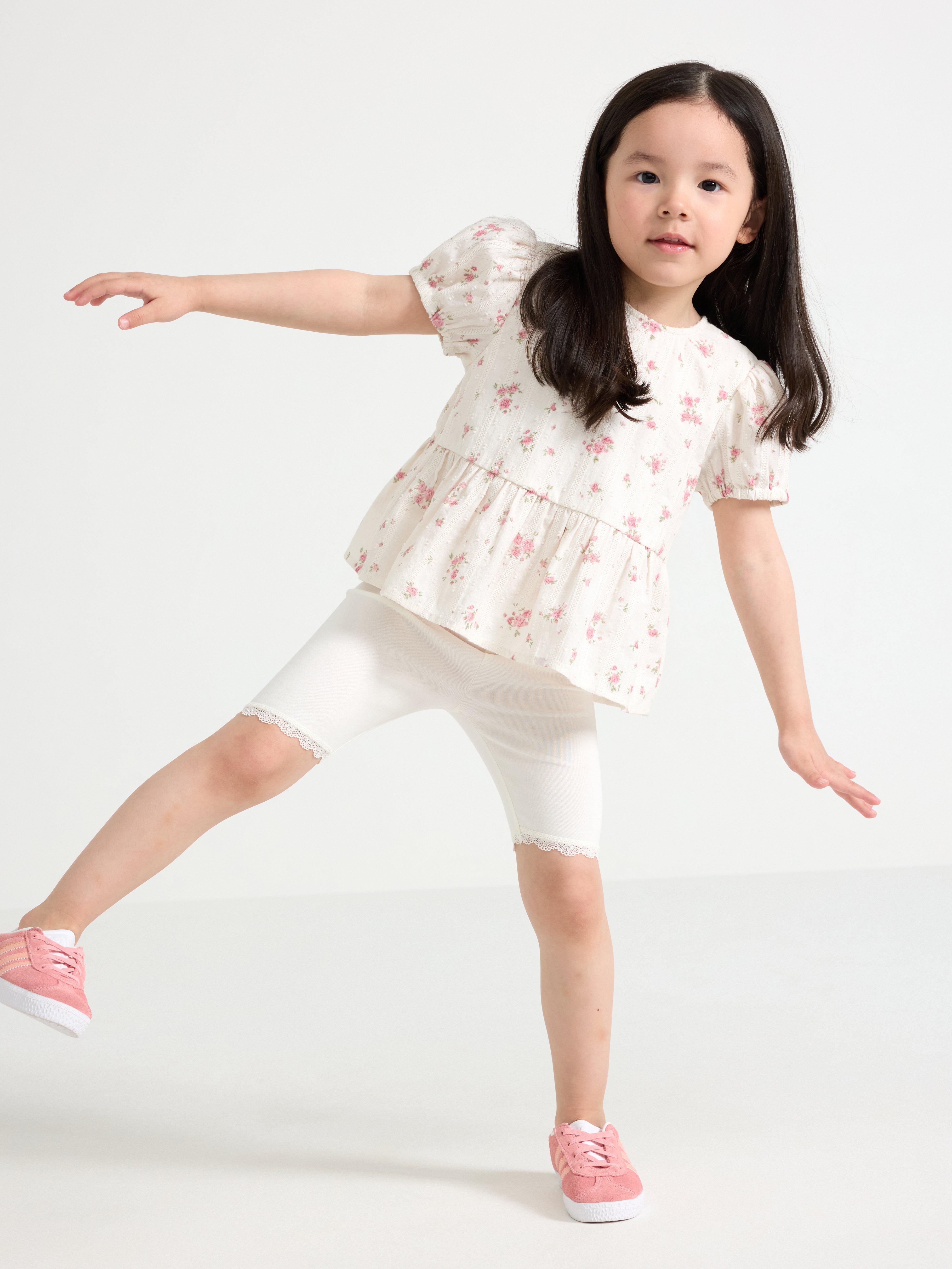 Cycling shorts with lace trim | Lindex