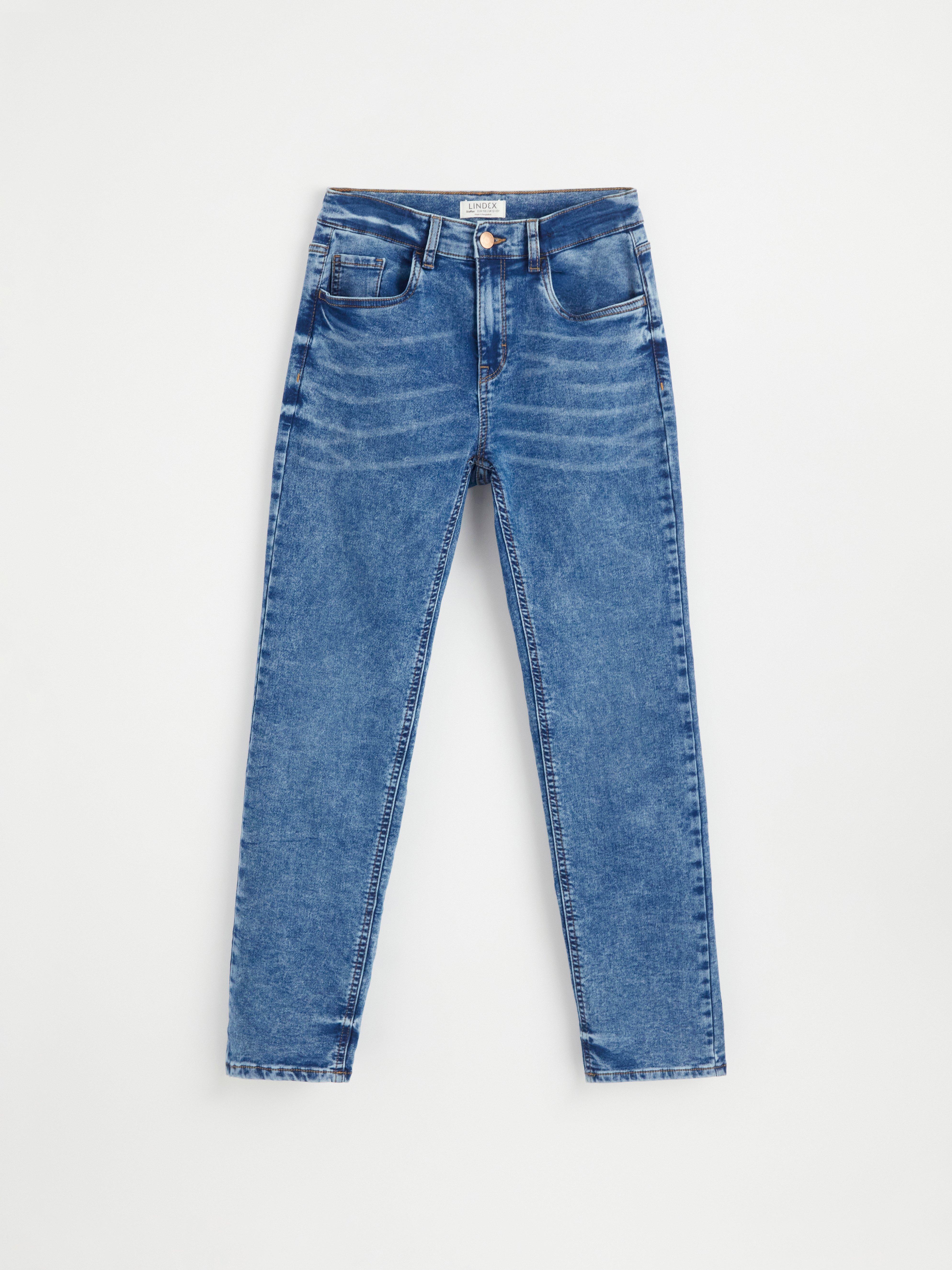 STURE STAFFAN Straight regular waist jersey jeans | Lindex Europe