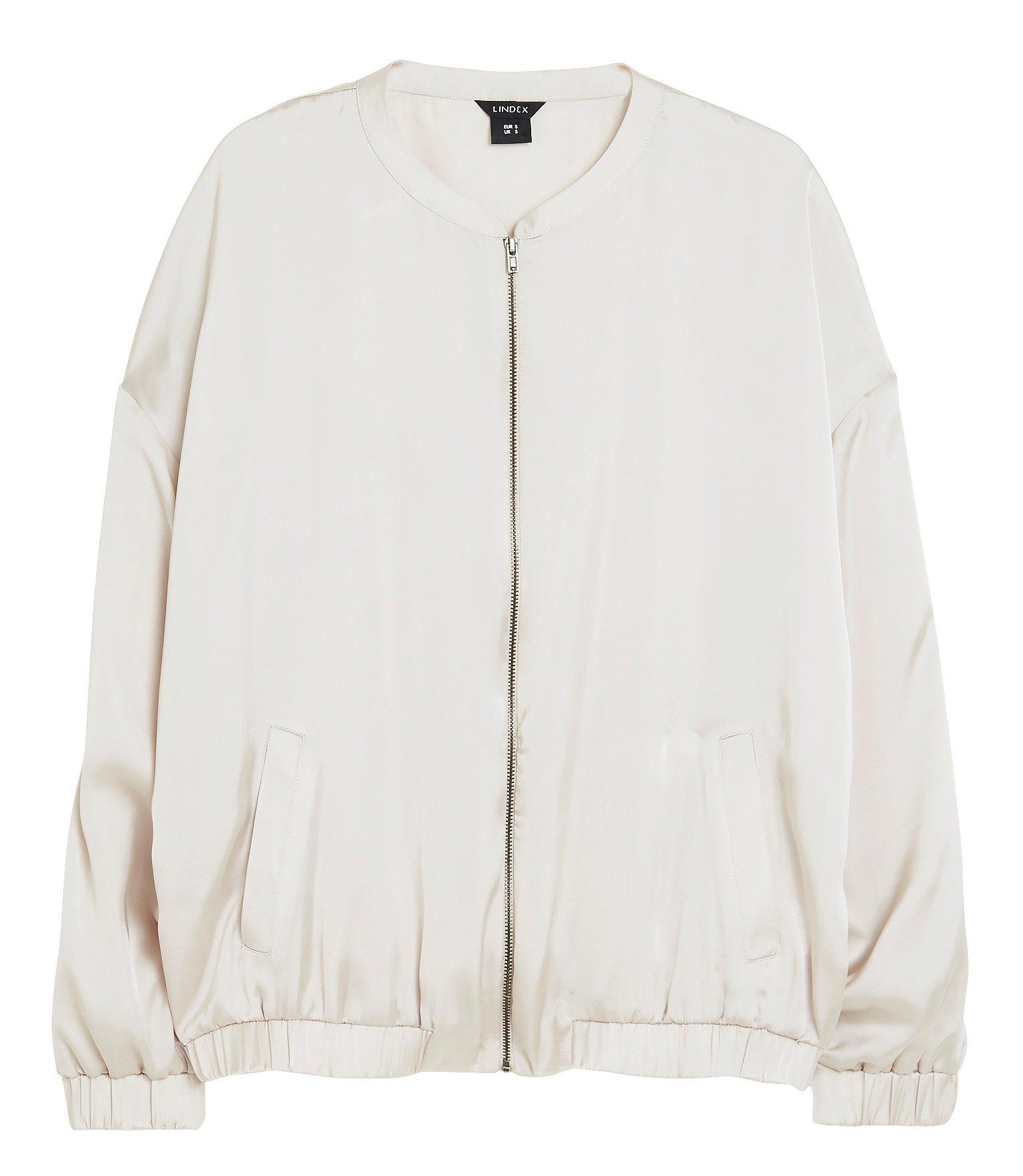 NWT All Saints LYRA BOMBER JACKET IN BLUSH PINK - size outlet Large