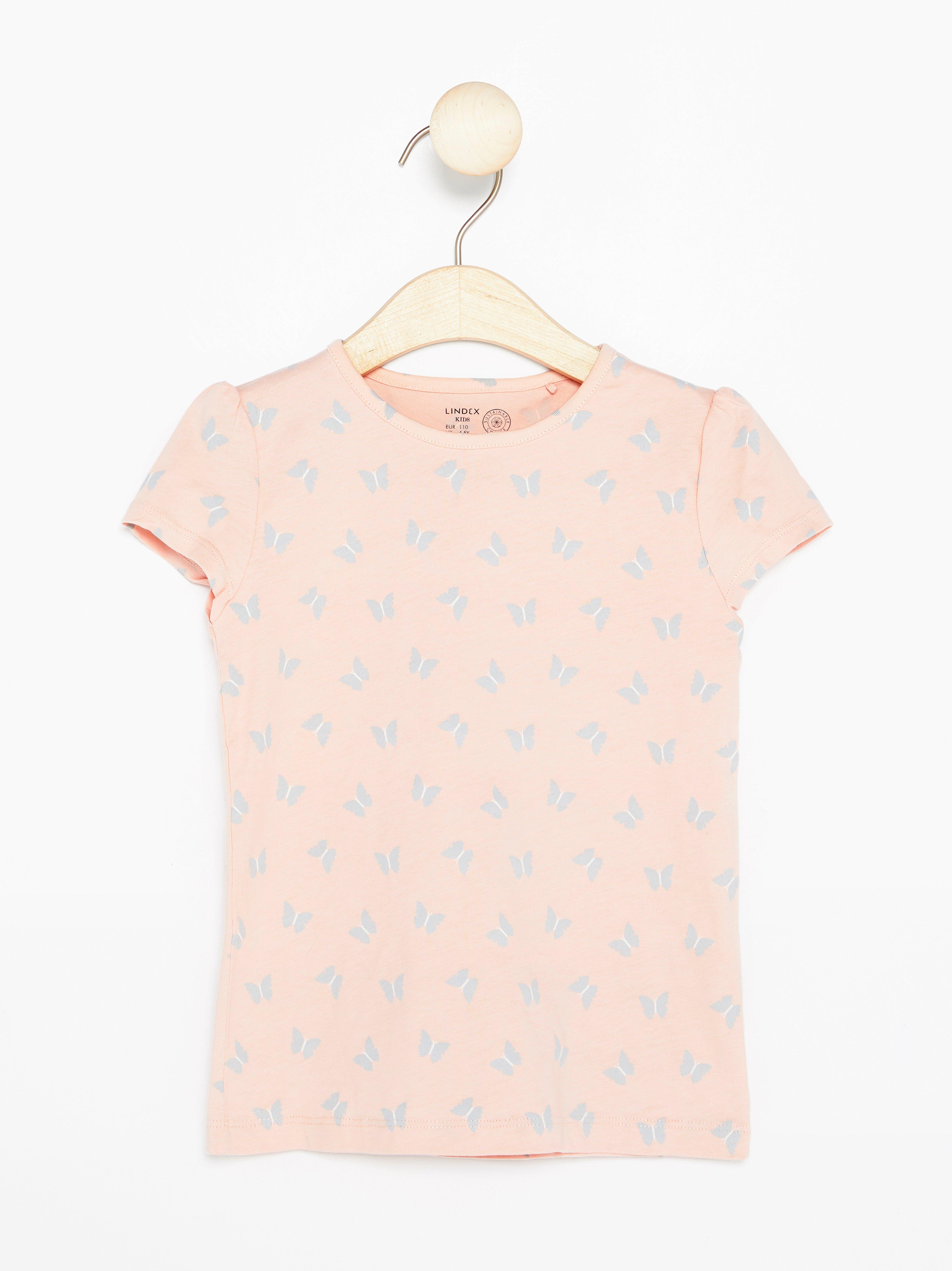 Trikåtopp med kort holkärm  Lindex