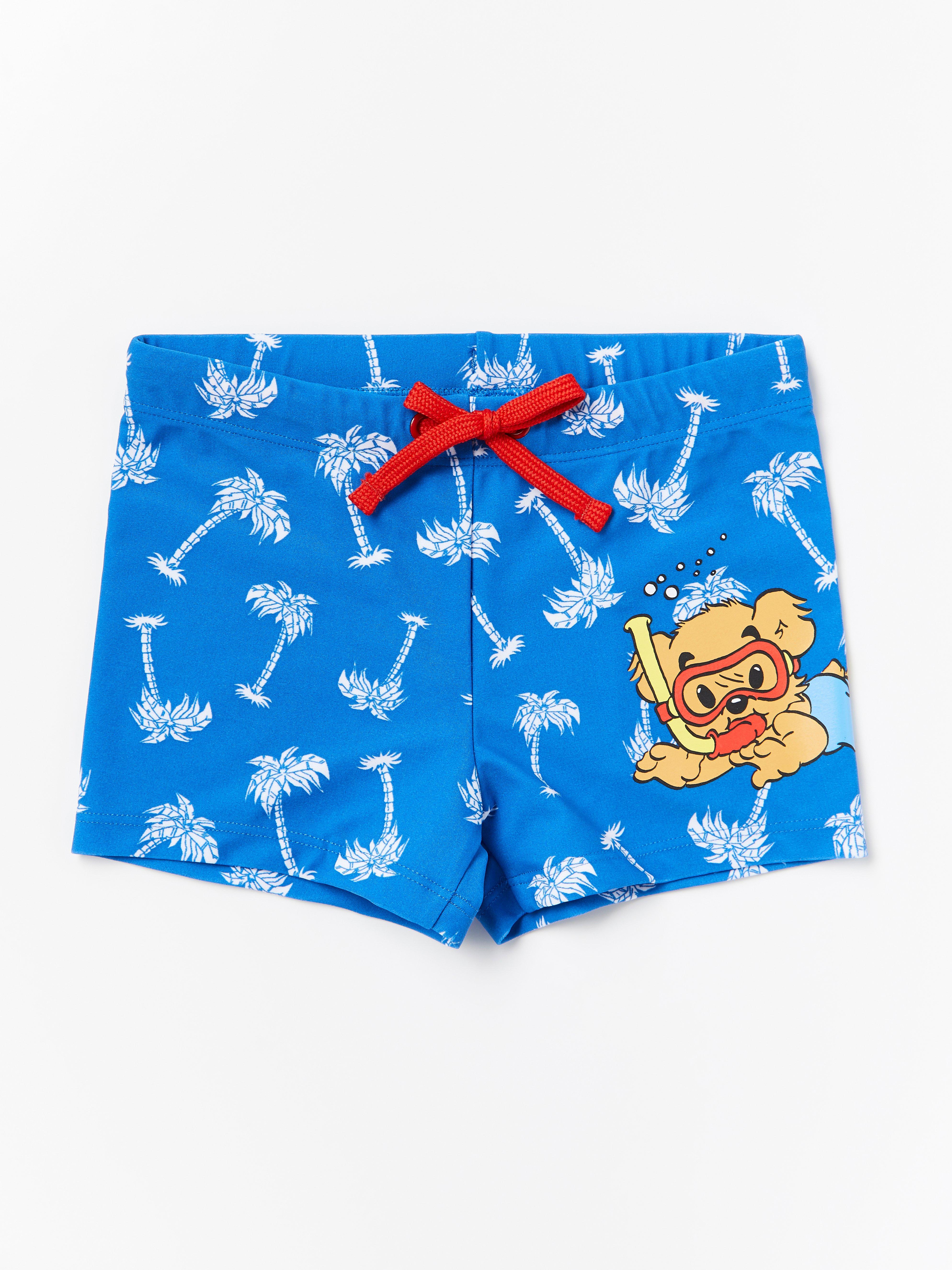 Classic Blue Swim Trunks