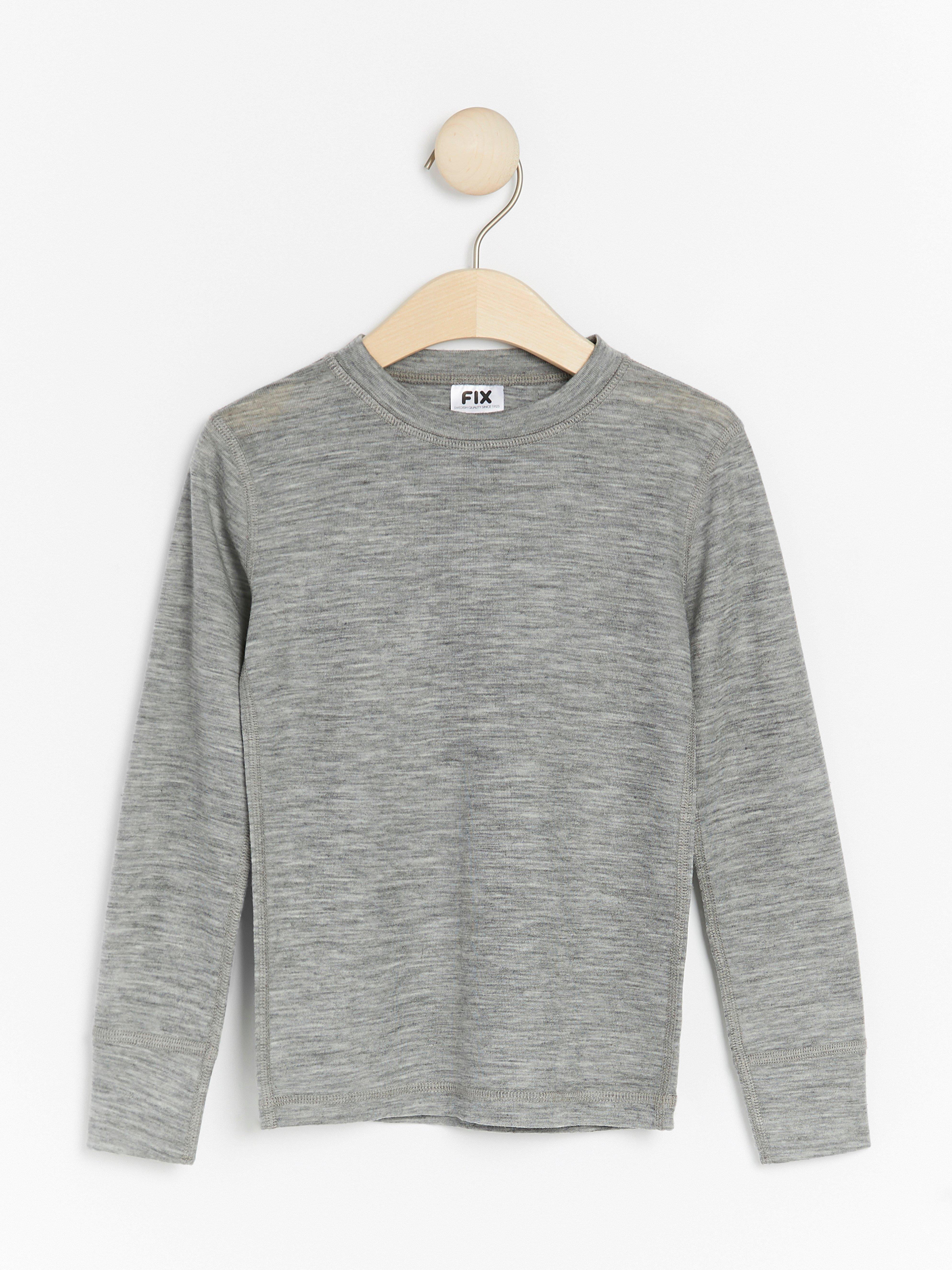 Long sleeve merino wool top | Lindex