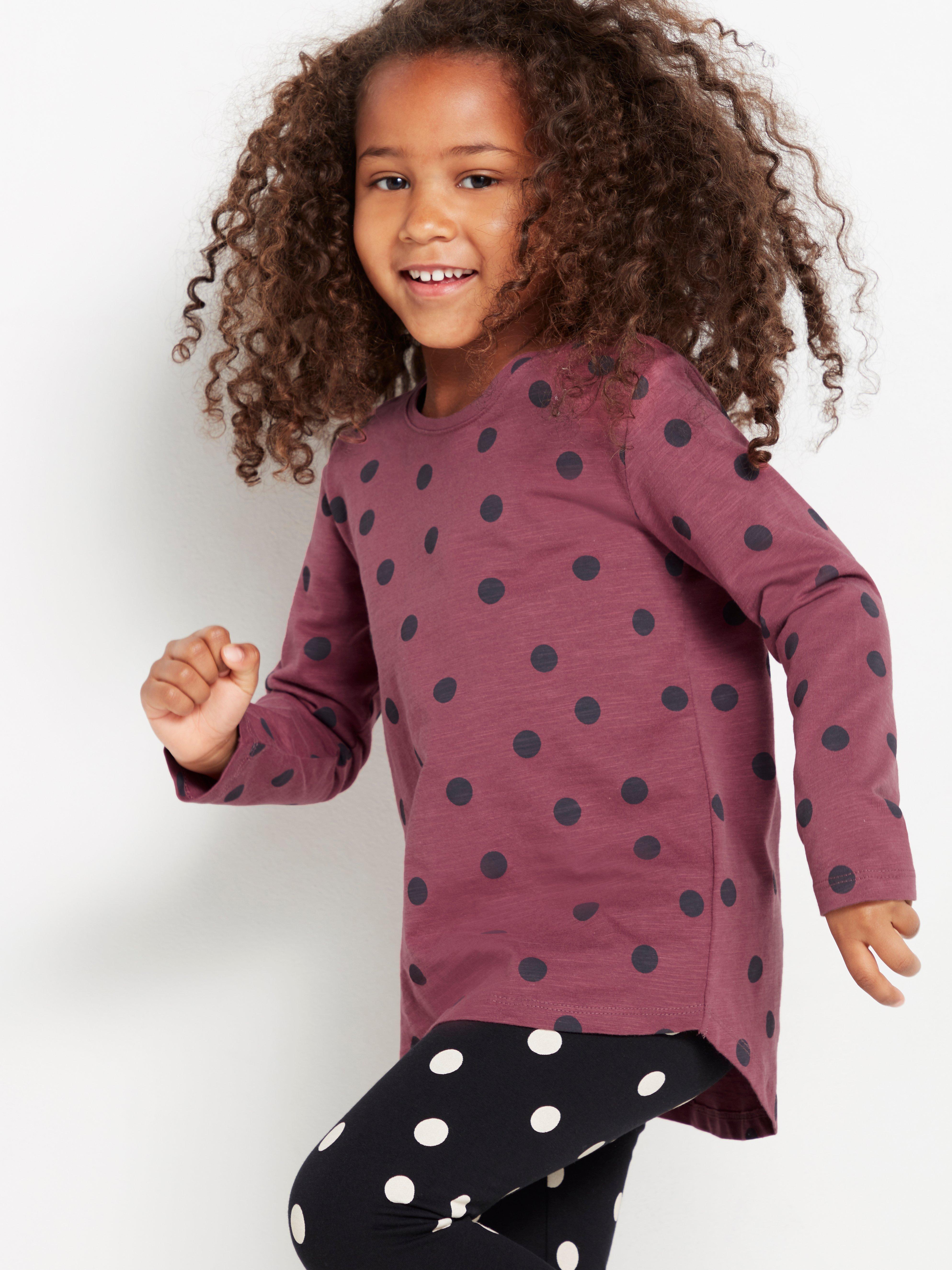 Long sleeve slub jersey top with extra long fit | Lindex