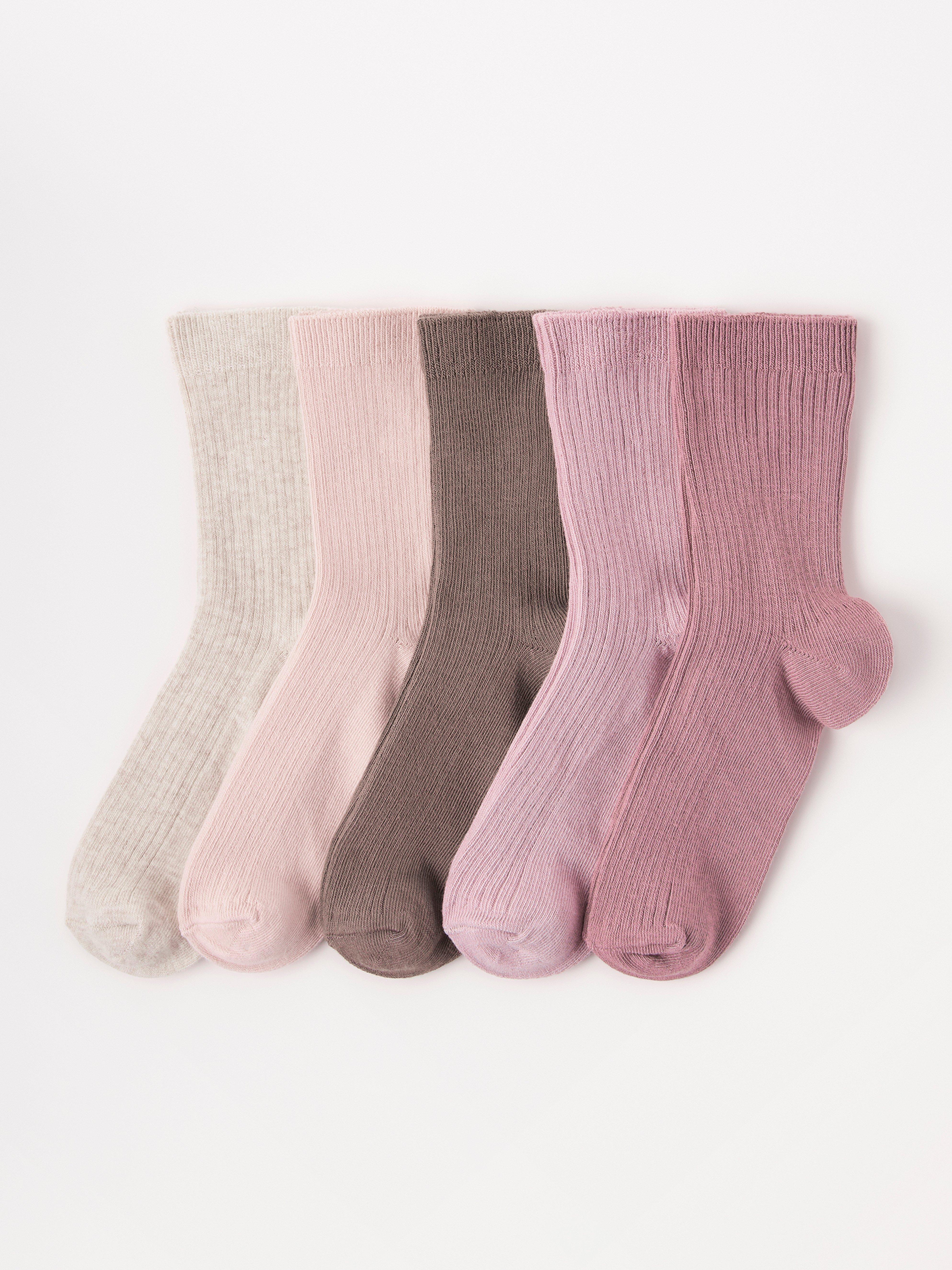 5-pack ribbed socks | Lindex