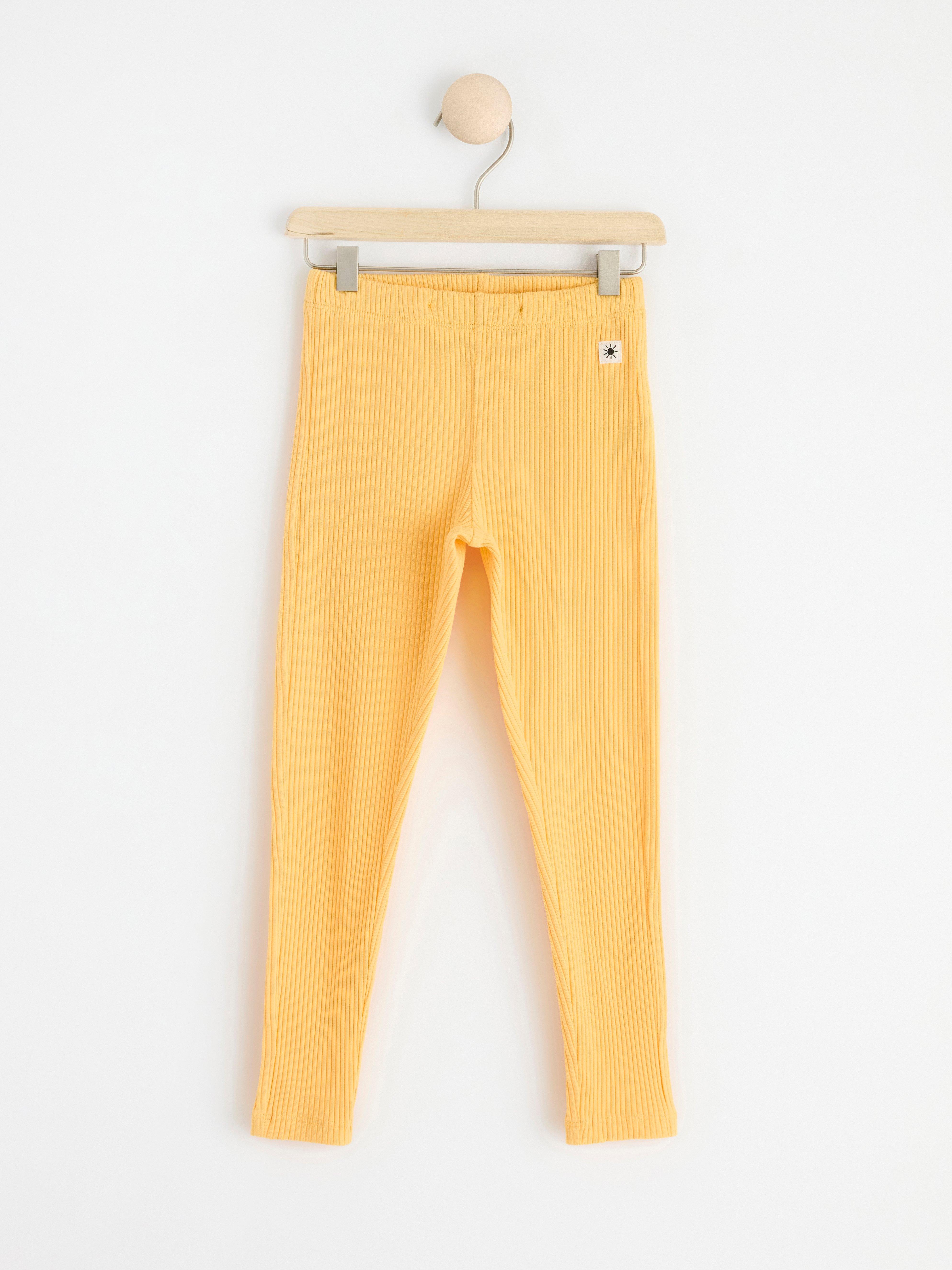 Ribbed leggings | Lindex