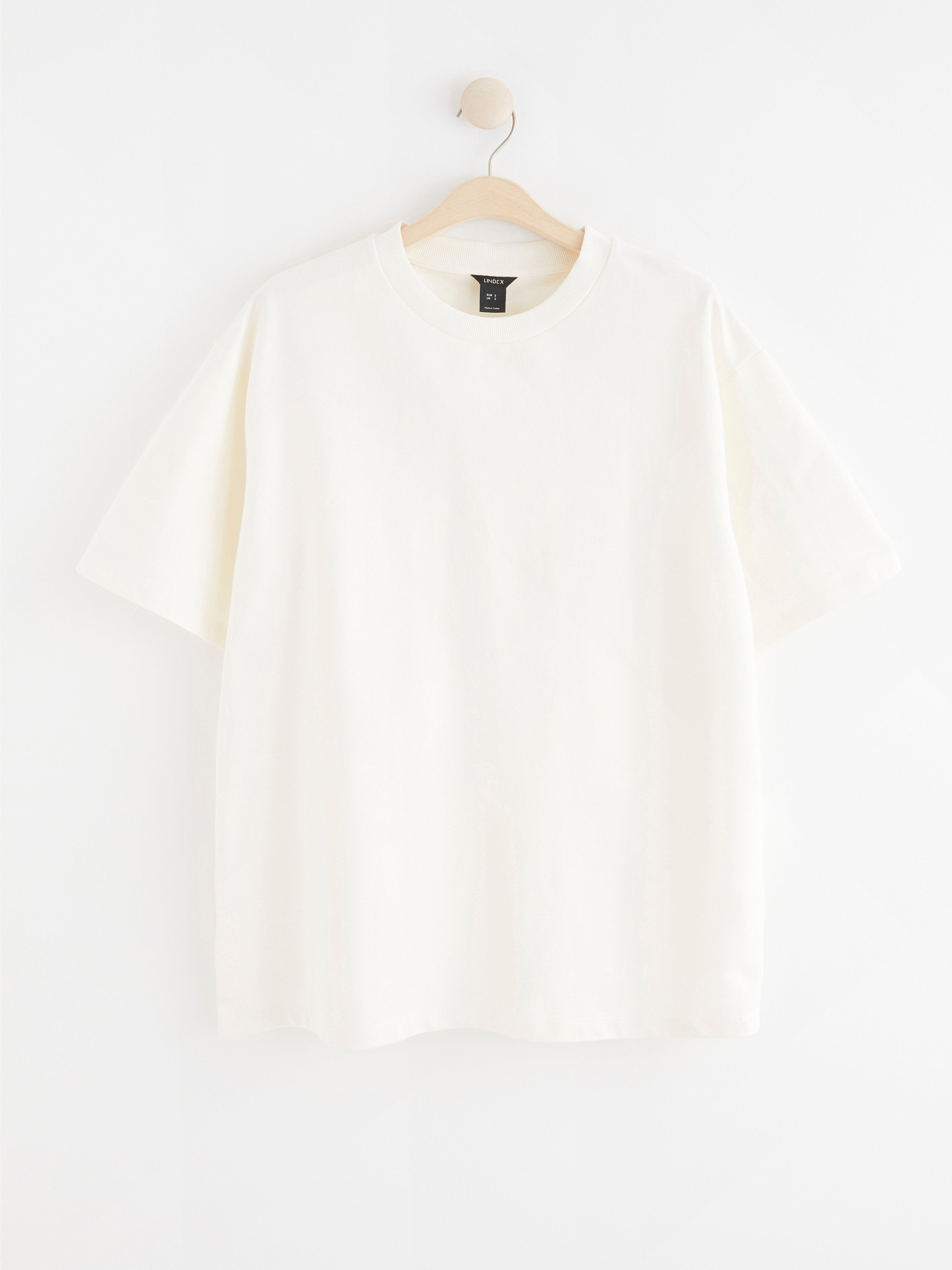 Oversized heavyweight t-shirt | Lindex Estonia