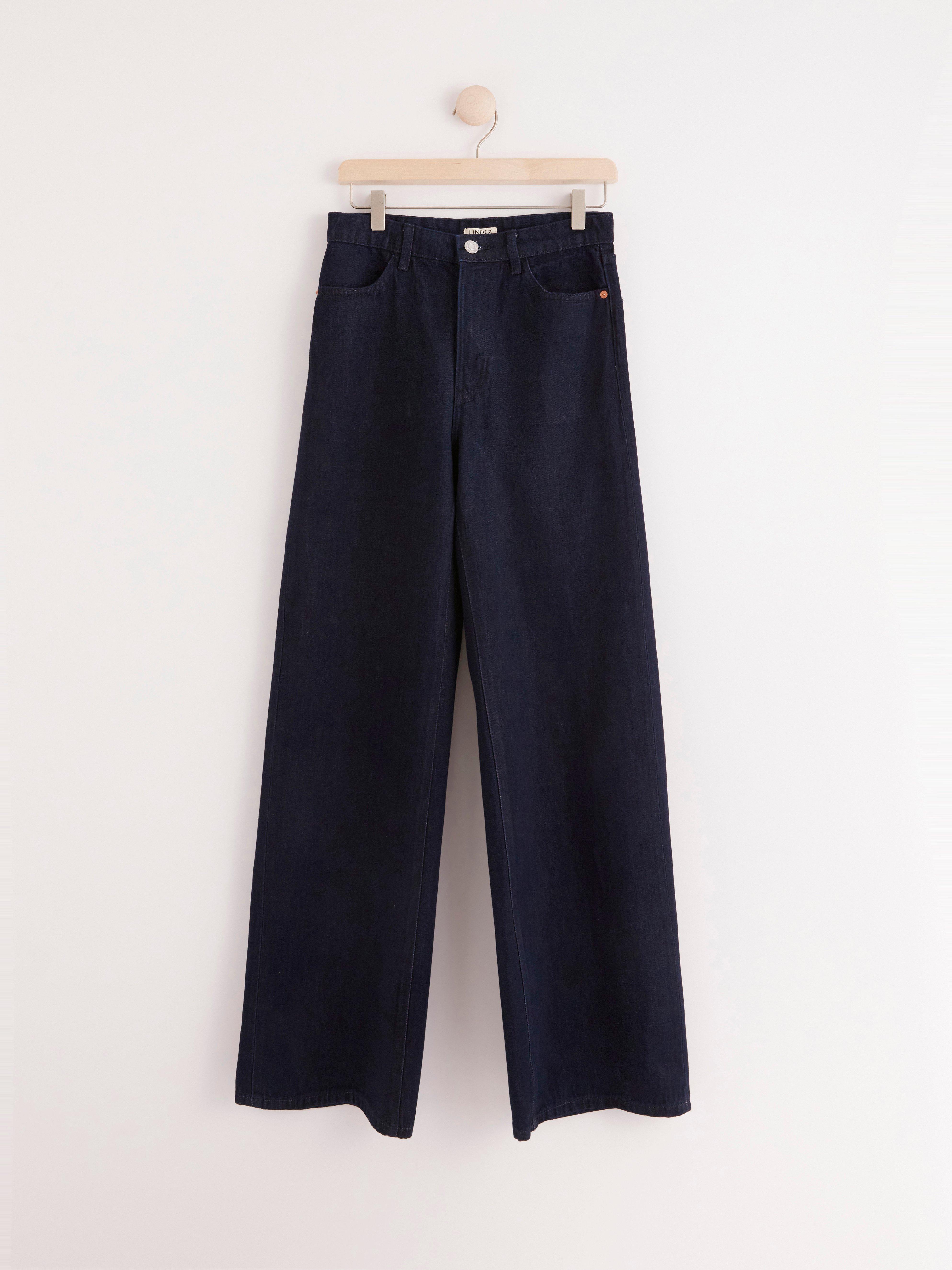 JACKIE Extra wide high waist jeans | Lindex