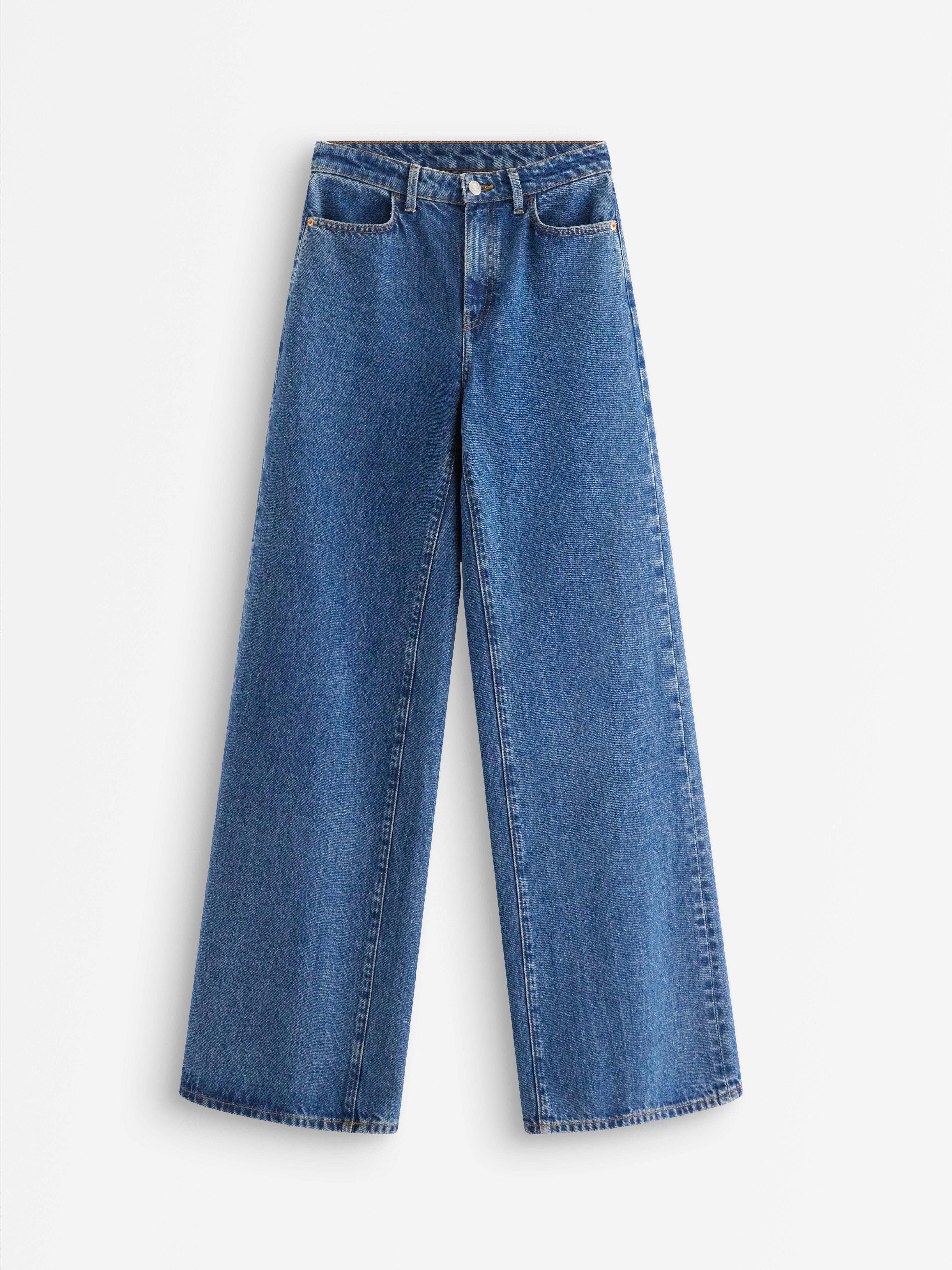 WIDE Jackie jeans with extra wide leg | Lindex