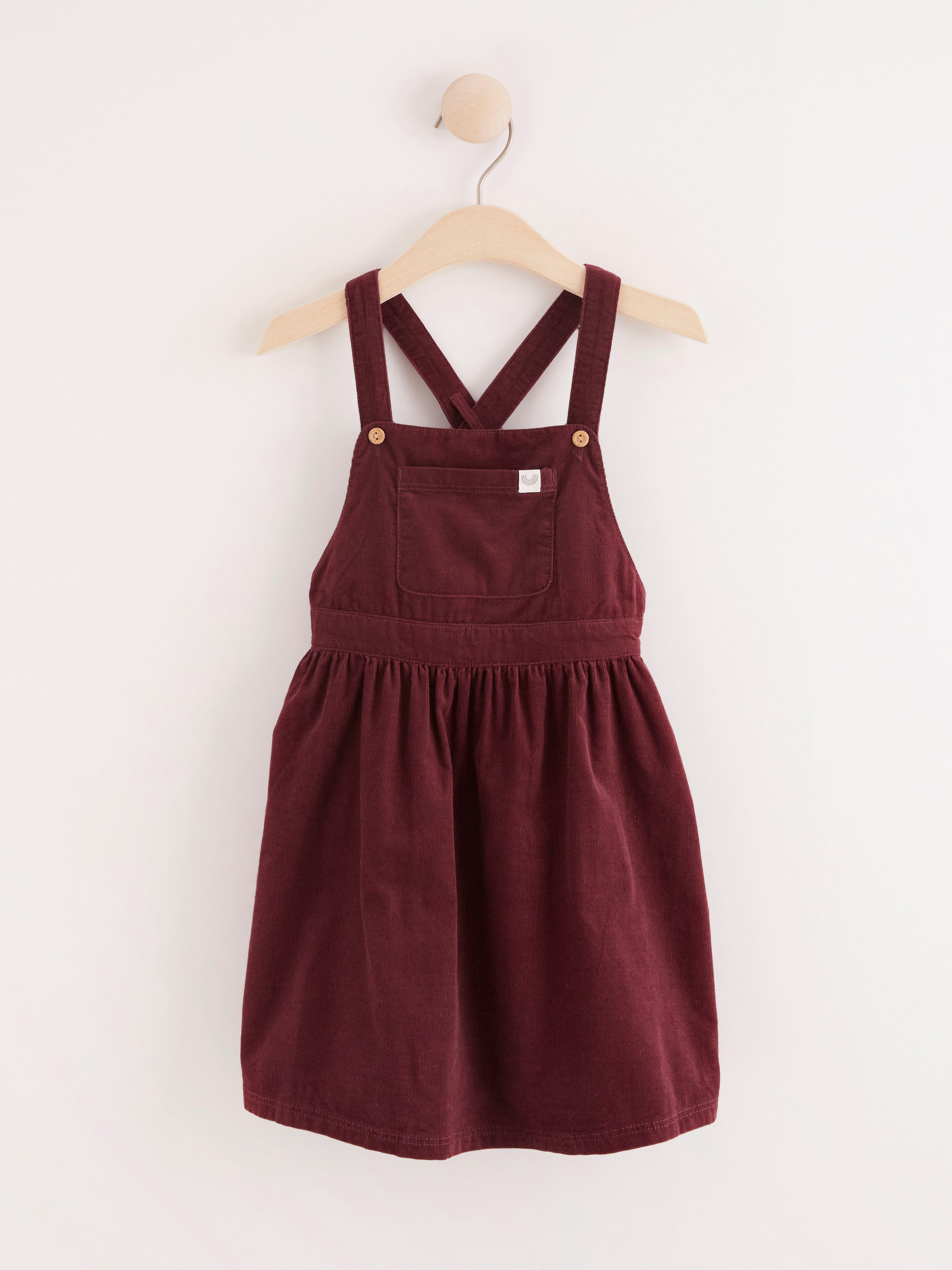 brown polka dot dress topshop Burgundy Corduroy Baby Doll Mini Mod Dress