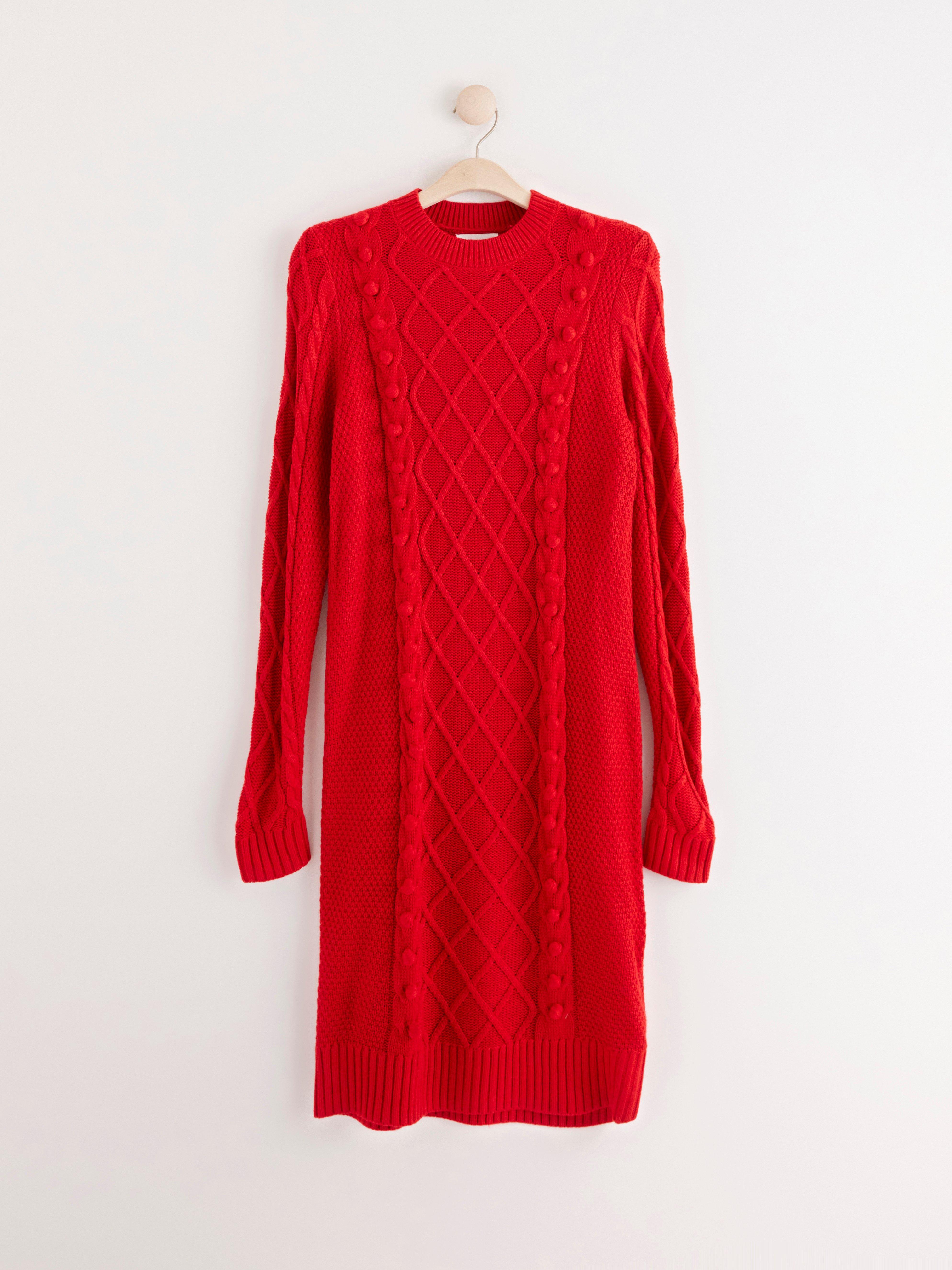 Cable-knit dress | Lindex