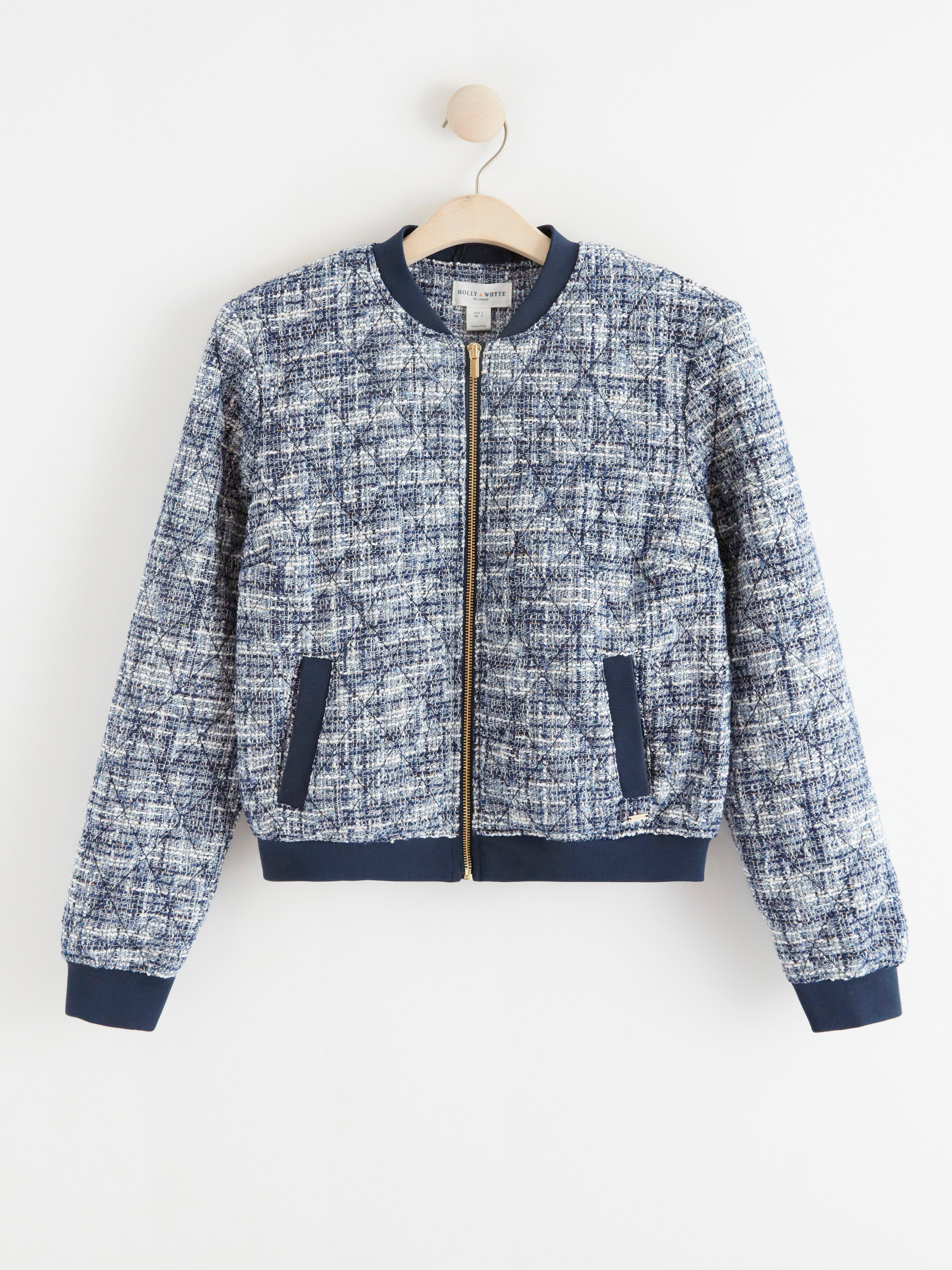 Quilted tweed jacket | Lindex Europe