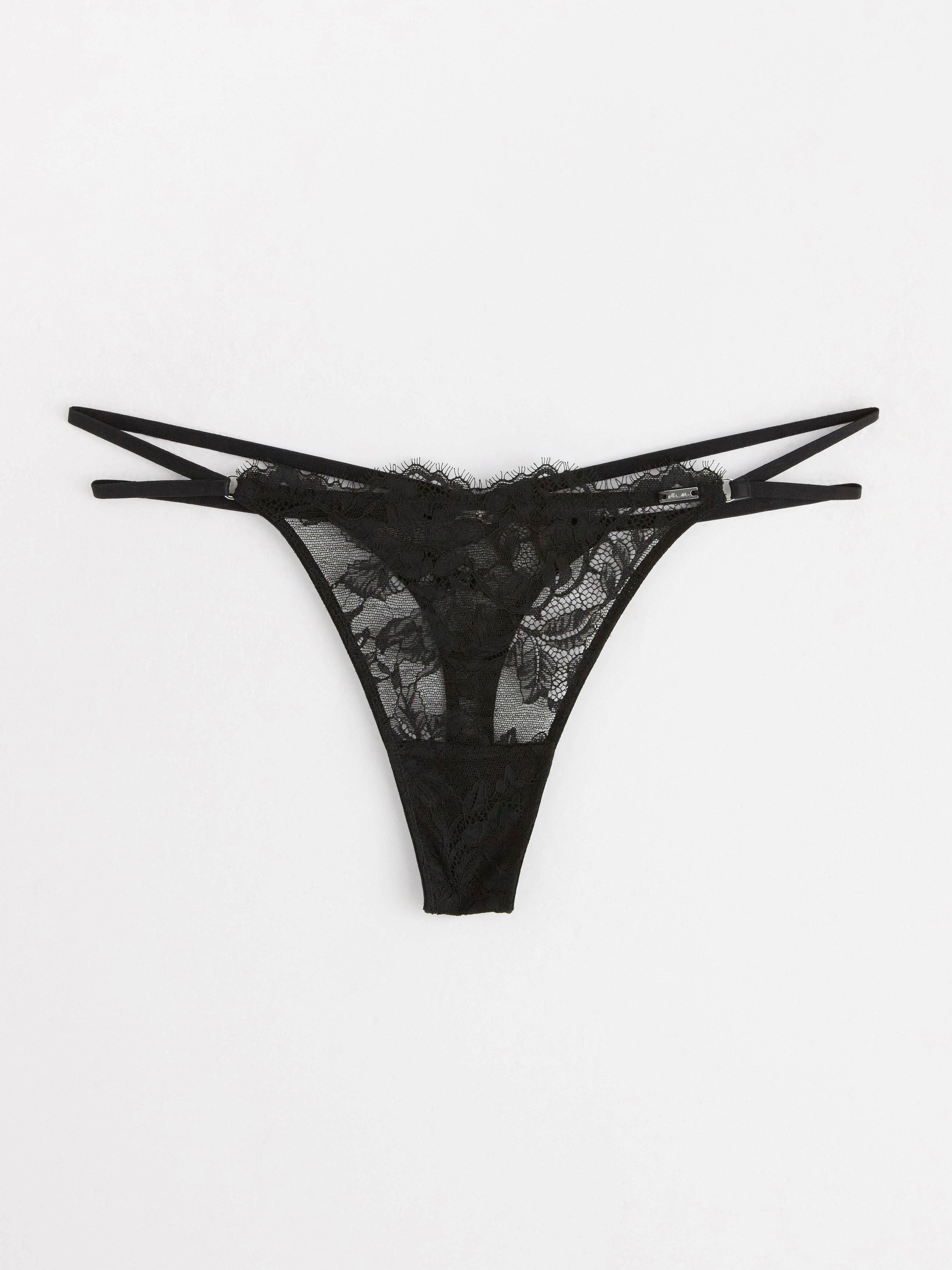 ella m – Thong low waist with lace | Lindex UK