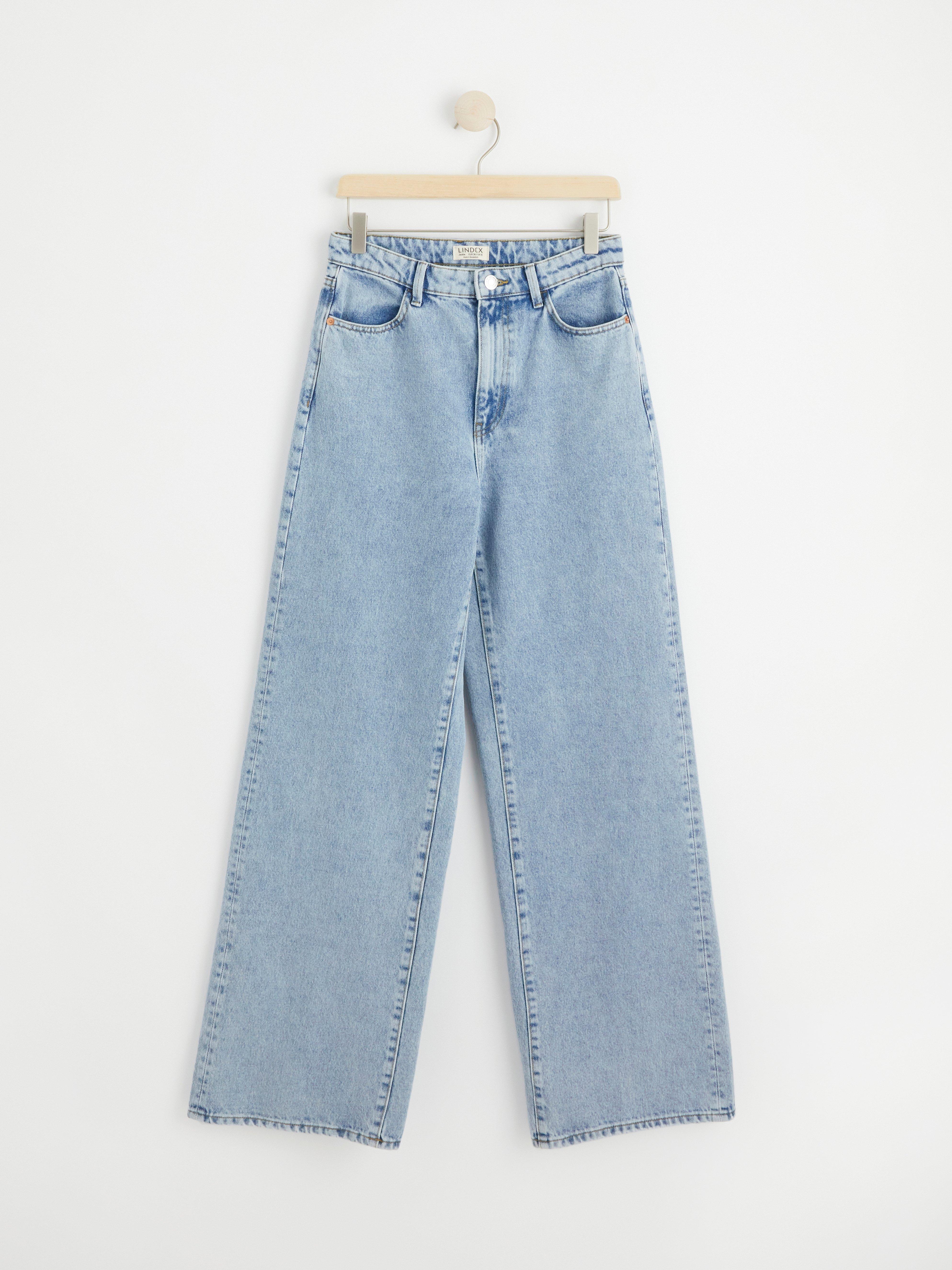 JACKIE Extra wide high waist jeans | Lindex