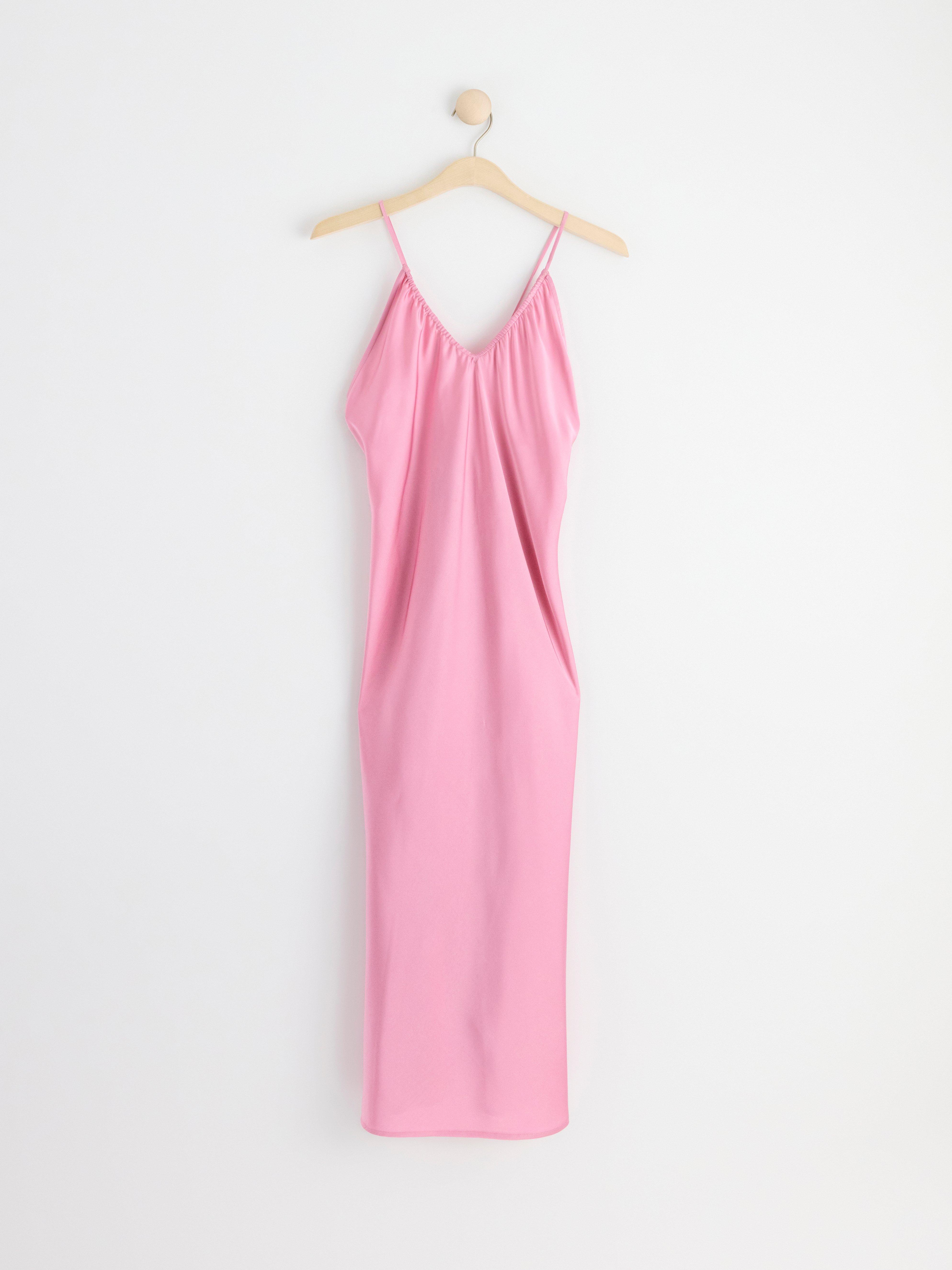 Satin slip dress | Lindex