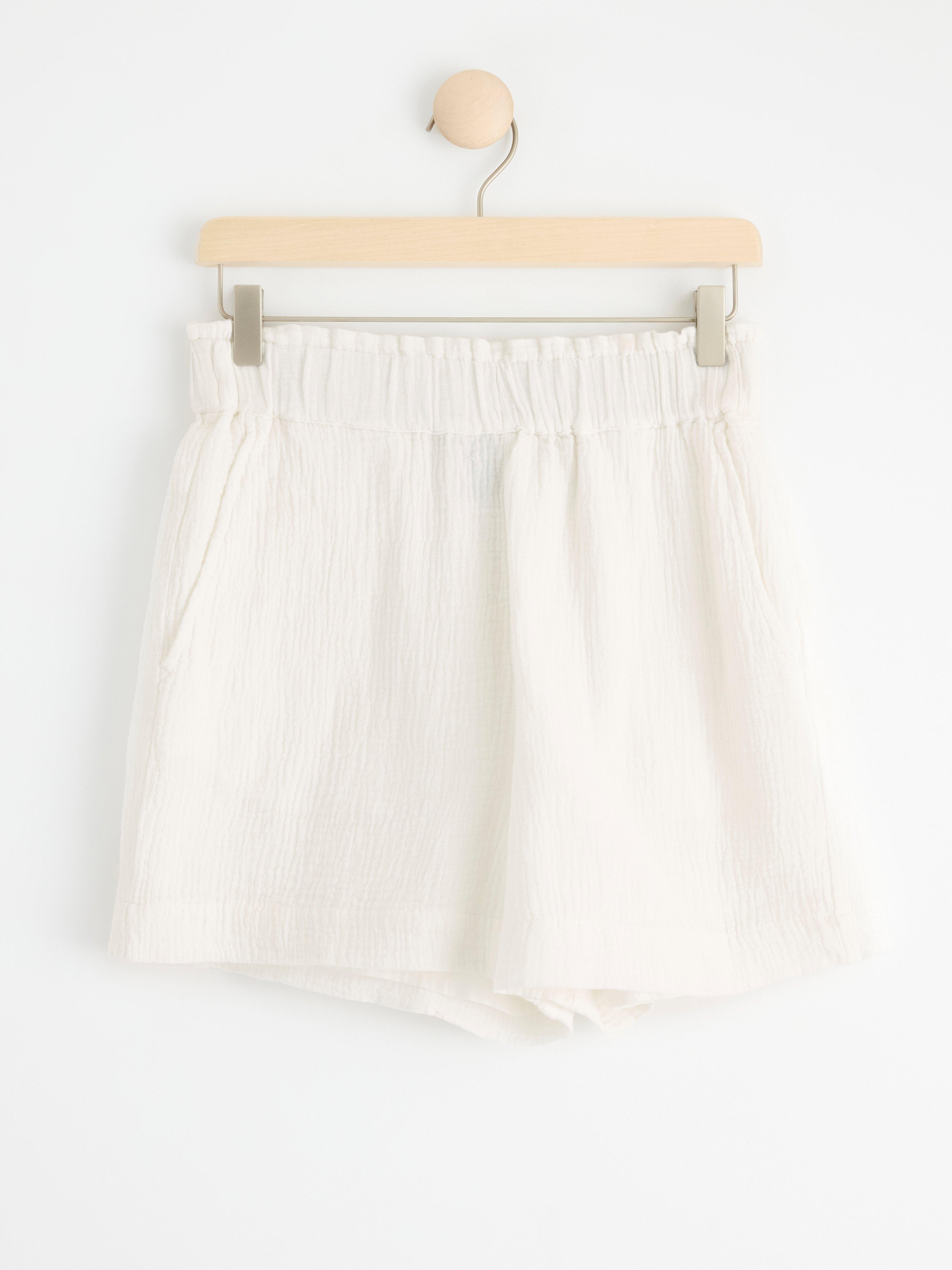 Terracotta Multi Color Gauze Shorts