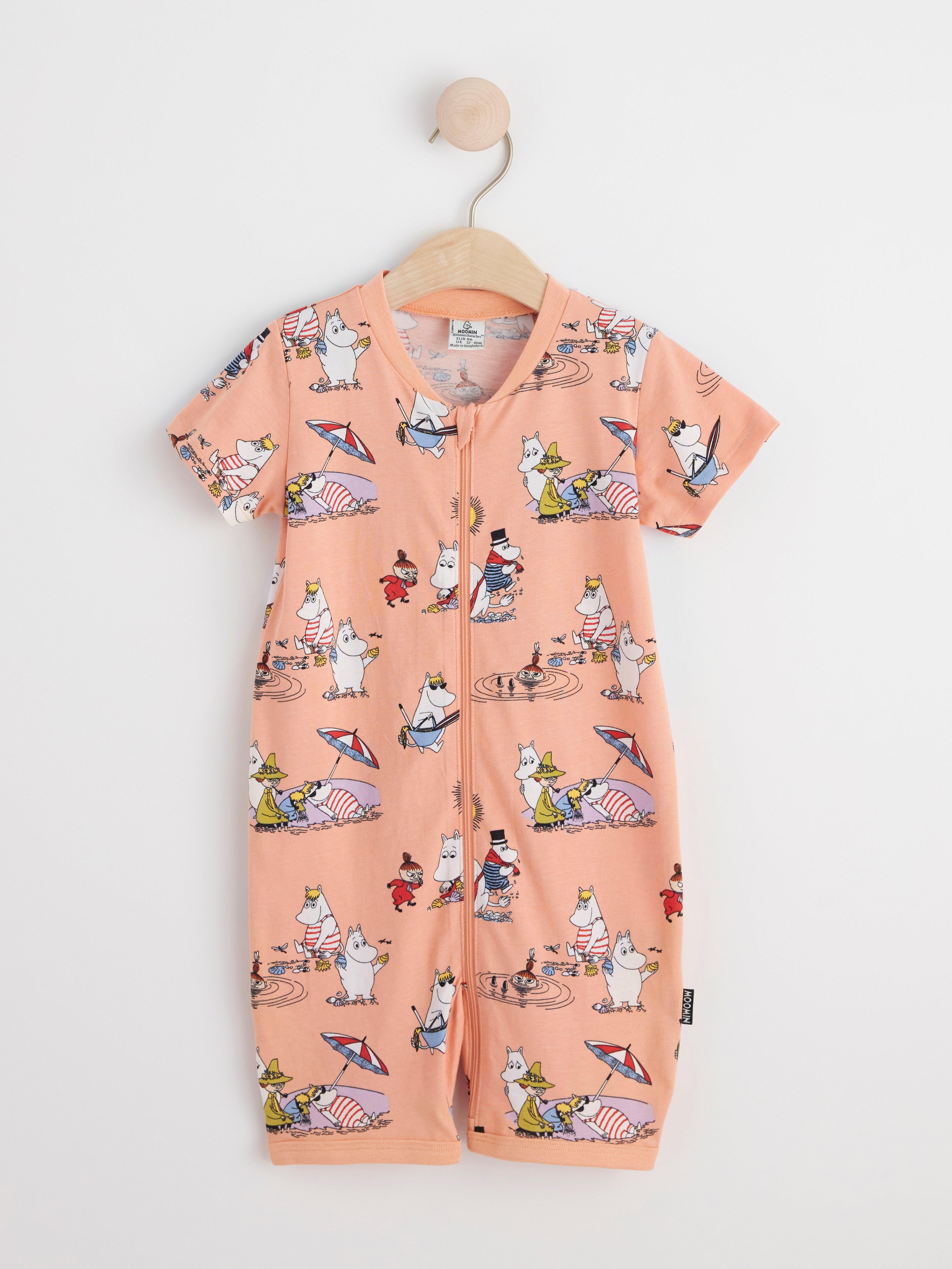 Pyjama Romper With Moomin Print Lindex Uk