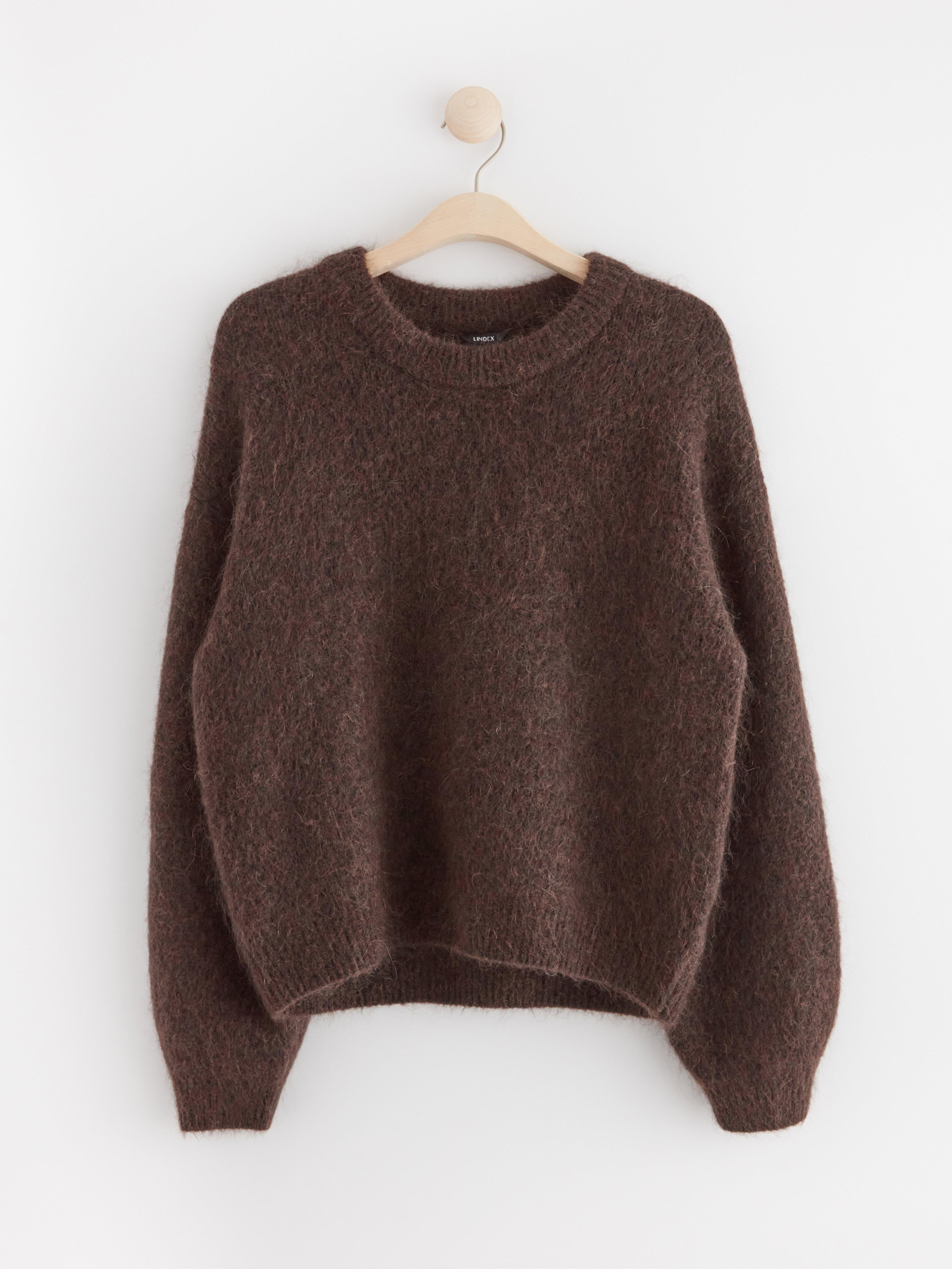 Knitted jumper in mohair blend | Lindex Lithuania