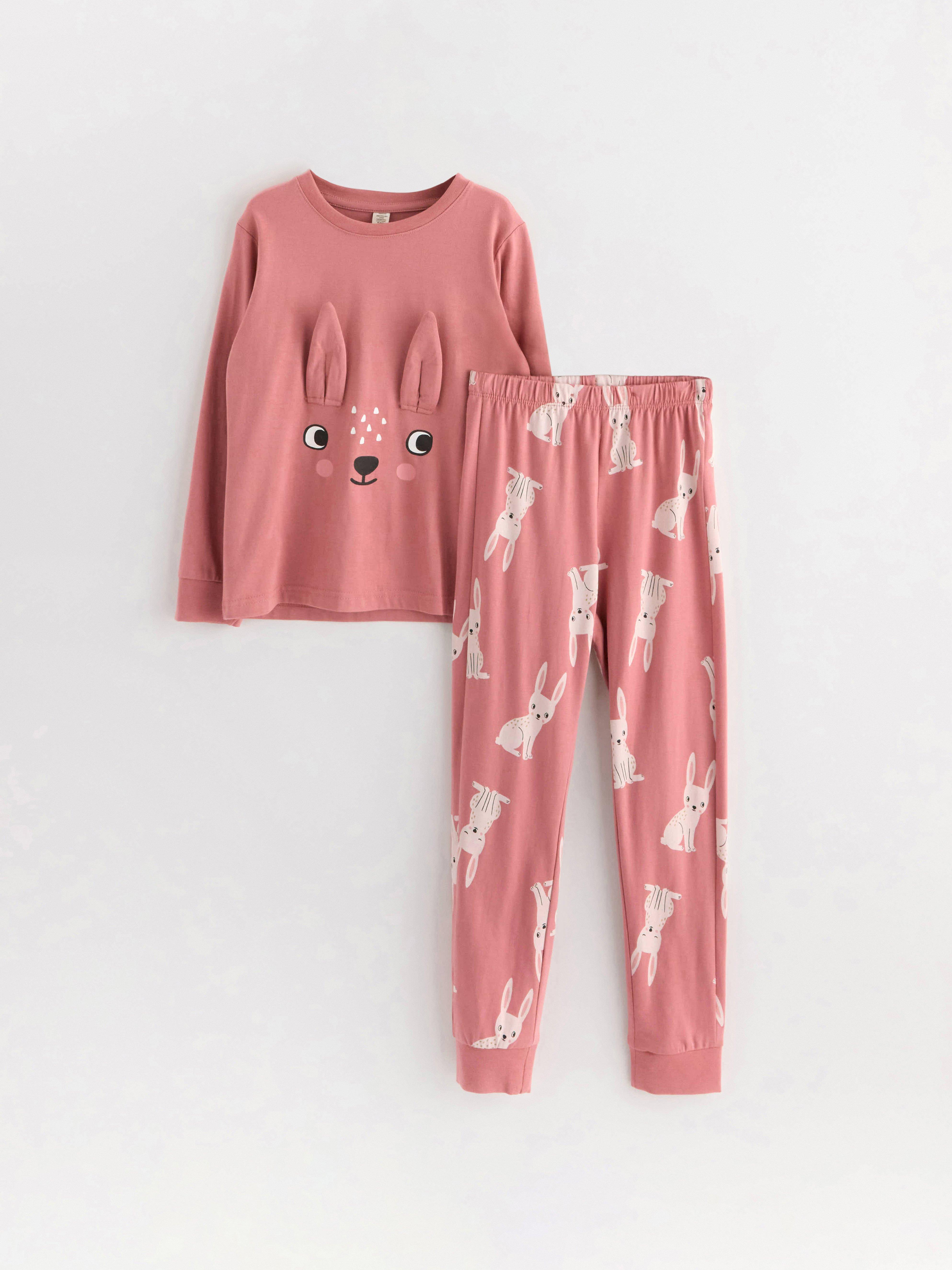Pyjama set with animals | Lindex