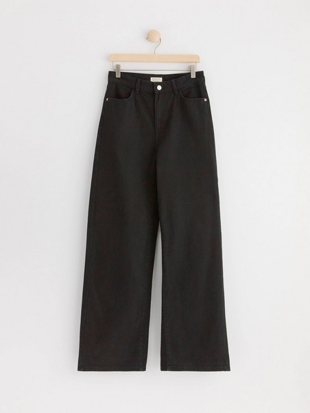 JACKIE Extra wide high waist jeans | Lindex Lithuania