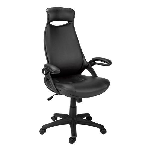 Office Chair - Black Leather