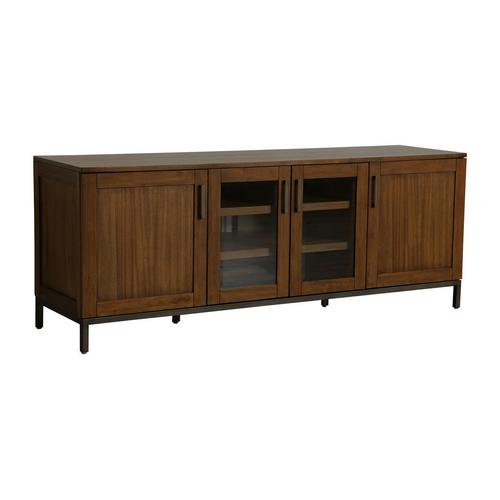 Alek 72in Media Console, Med Oak