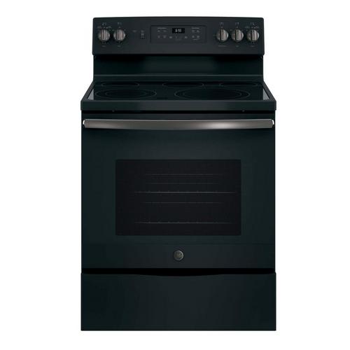 5.3 cu. ft. Self Cleaning Electric Convection Range with Ceramic Cooktop - Slate