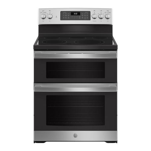 6.6 cu. ft. Steam Clean Electric Double Oven Range - Stainless Steel